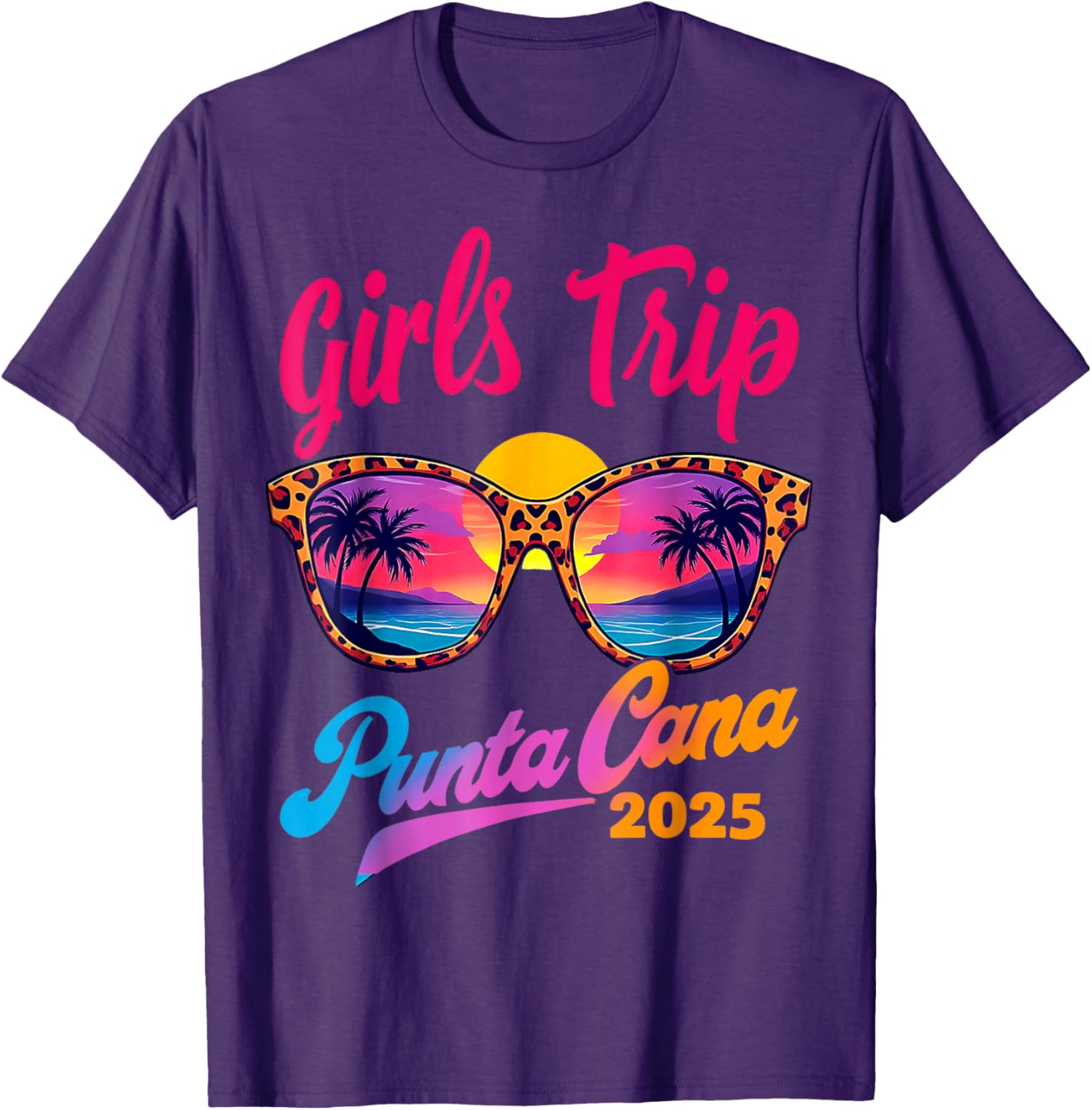 Girls Trip Punta Cana 2025 Matching Summer T-Shirt for Women - 1