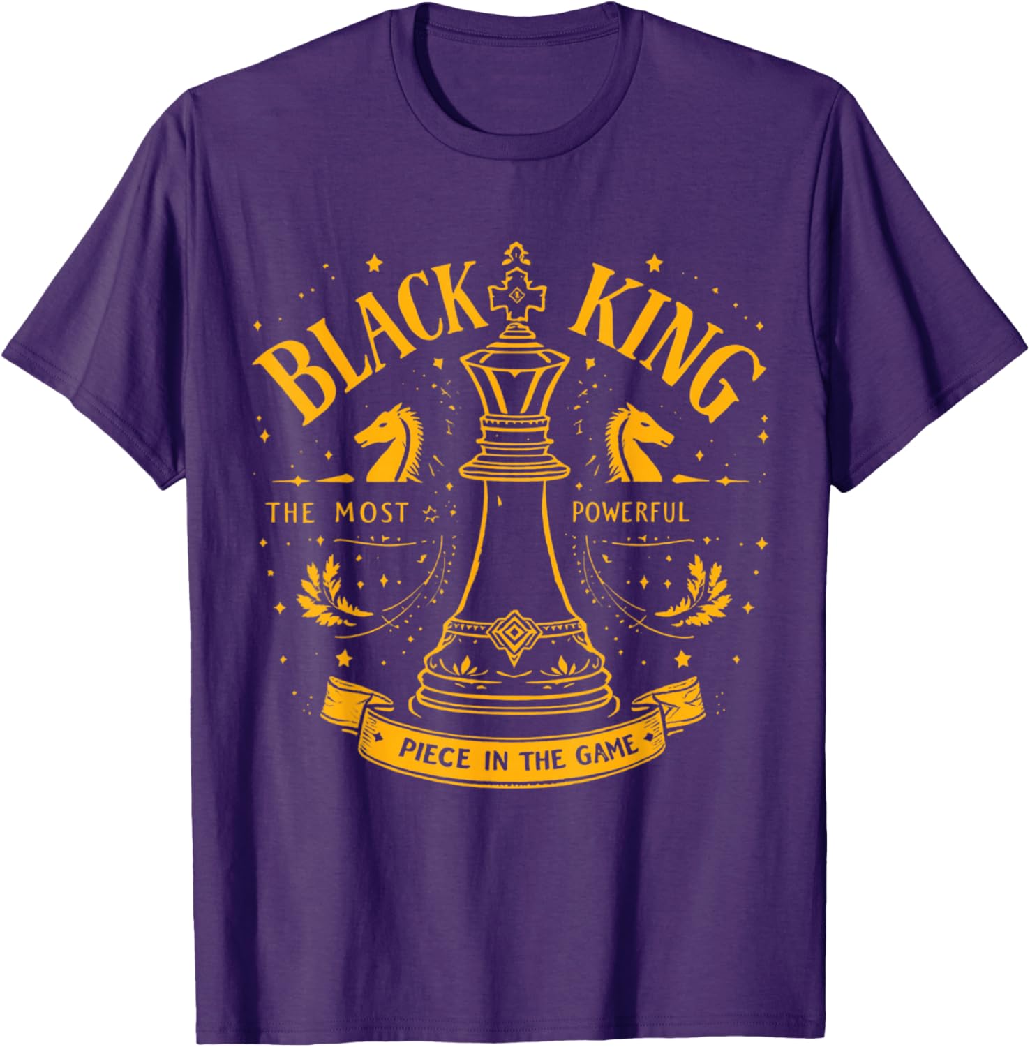 Black King T-Shirt - The Ultimate Chess Piece Apparel for Gamers - 1