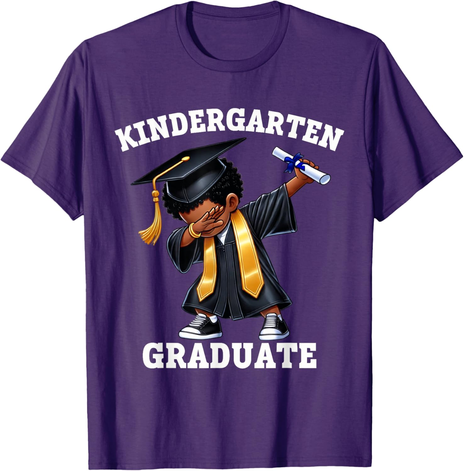 Dabbing Graduation Boys T-Shirt Class of 2025 Fun Kindergarten Wear - 13