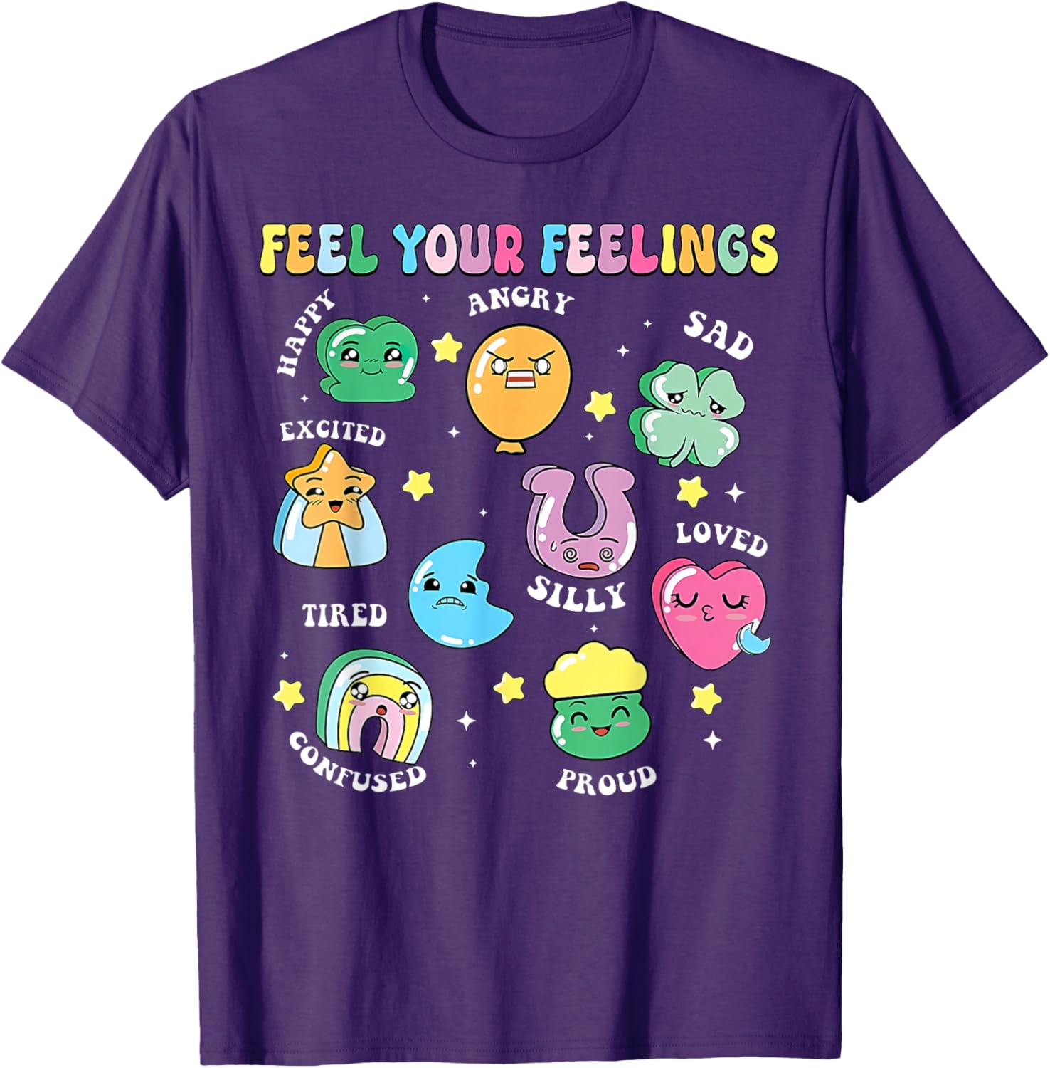 St Patricks Day Feels Your Feelings Teacher T-Shirt for School Counselors - 11