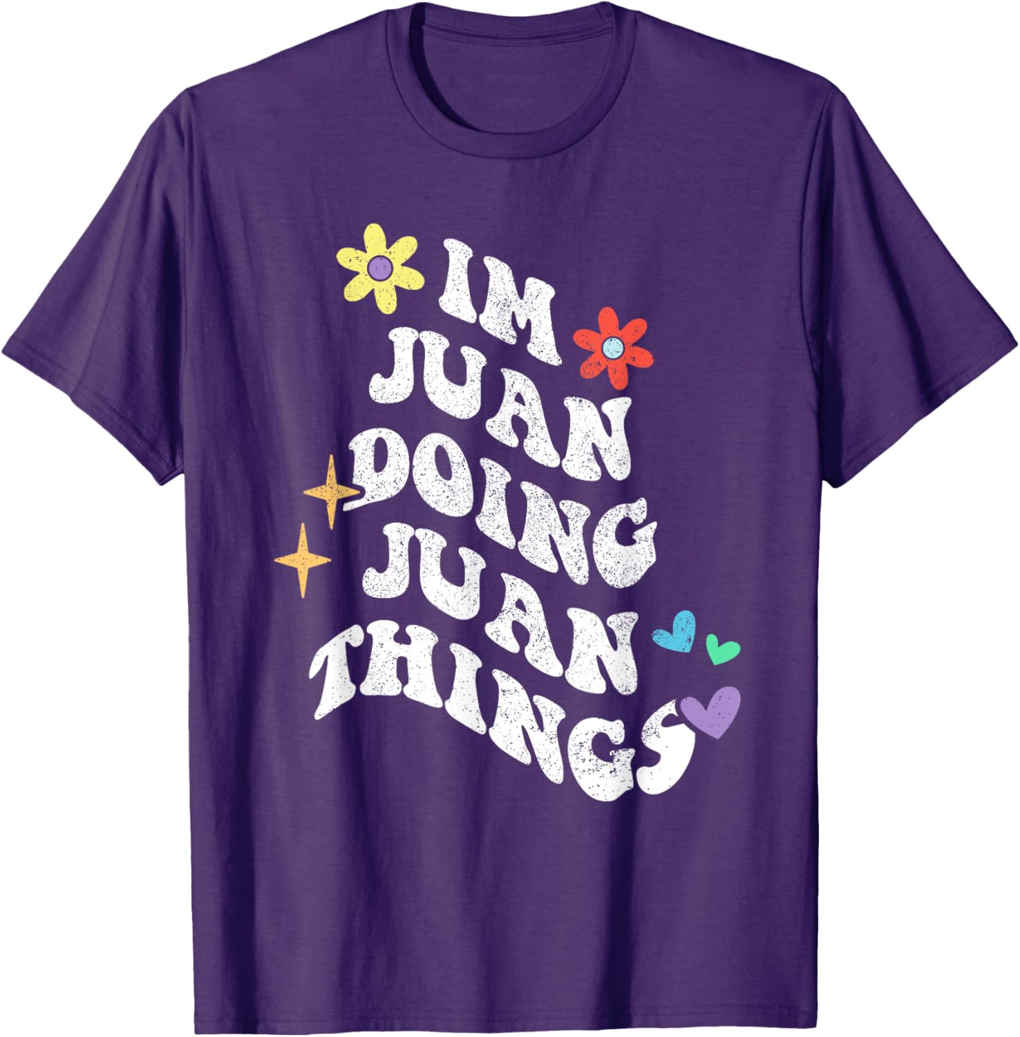Funny Retro Groovy Im Juan Doing Juan Things T-Shirt for Mother's Day - 19