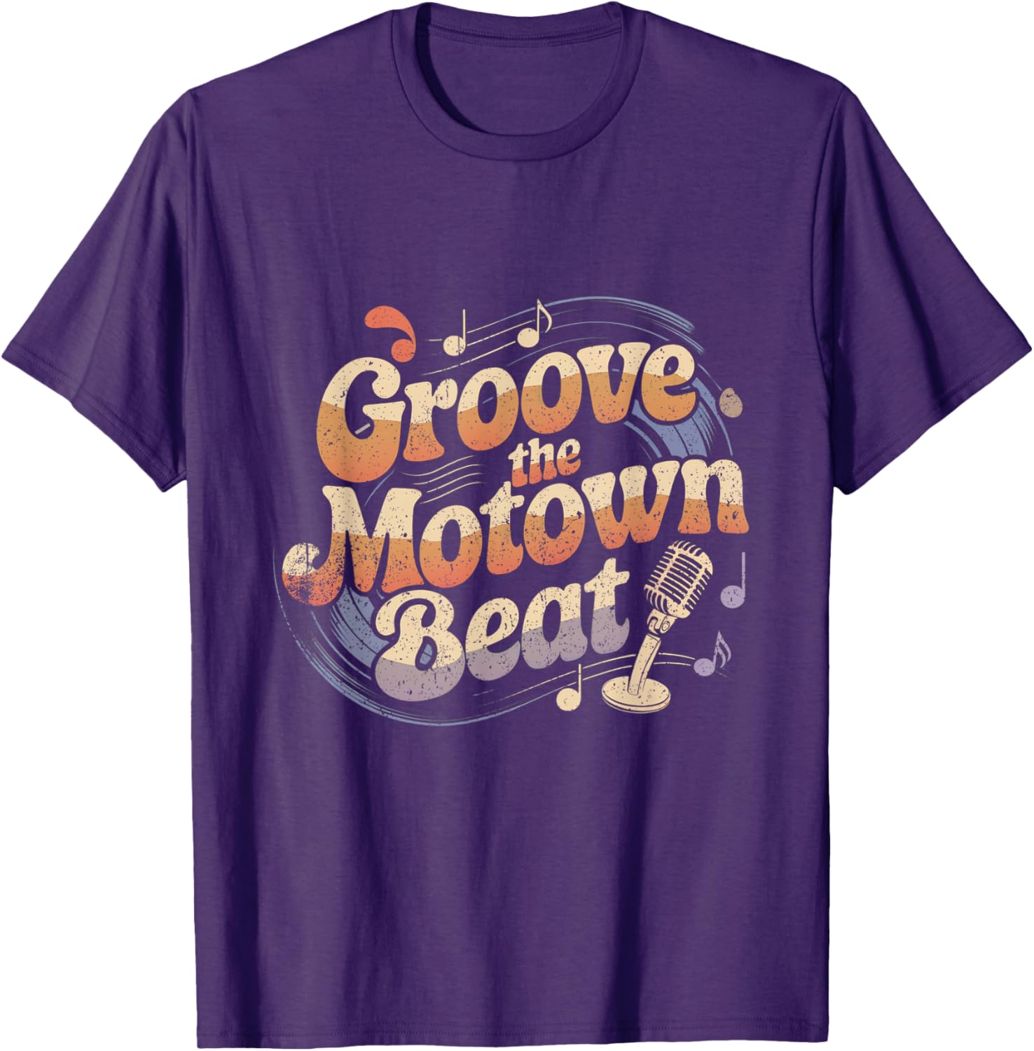 Vintage Motown Music T-Shirt Detroit Funk Groove Beat Clothing - 4