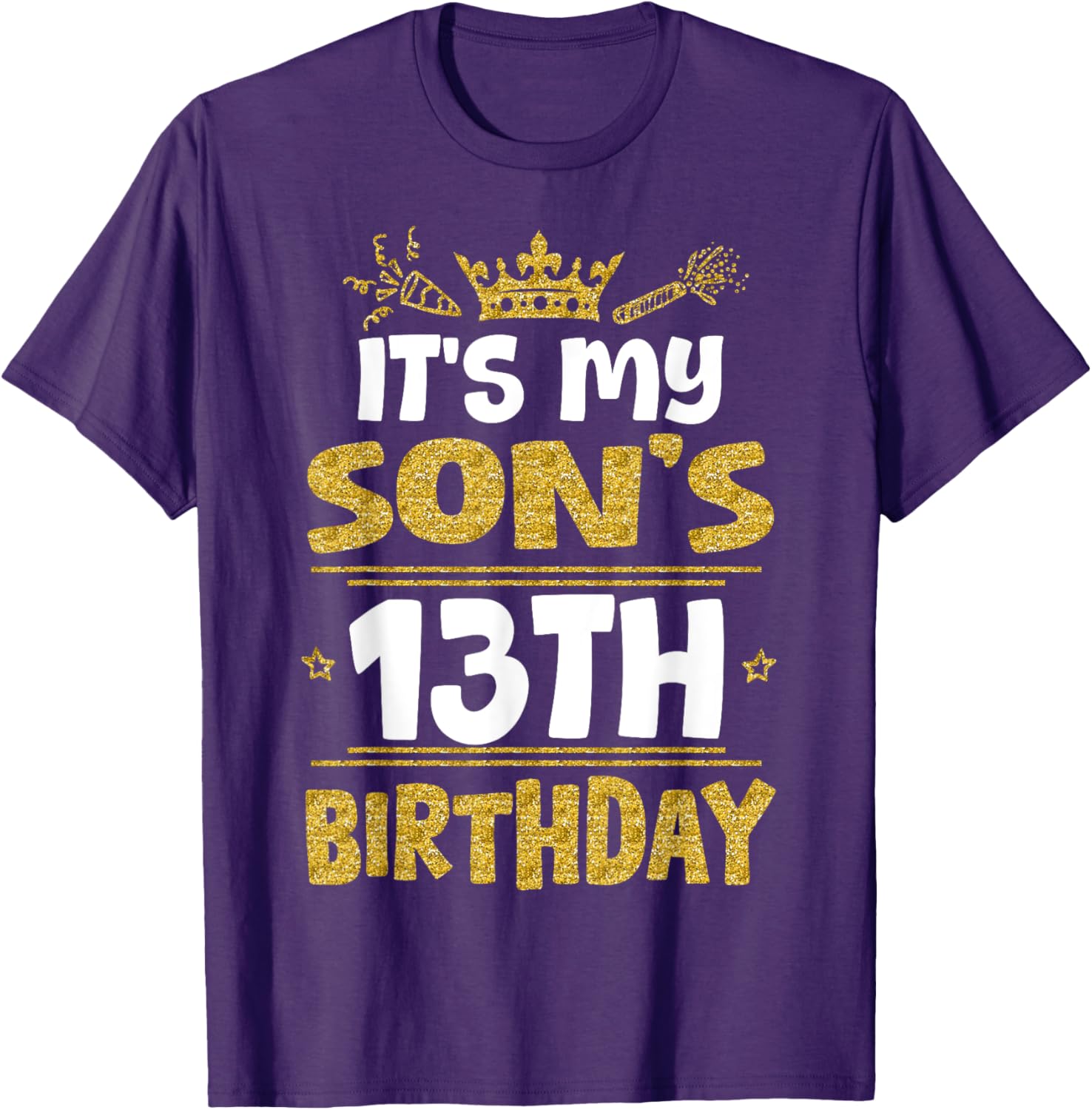 Happy 13th Birthday Son T-Shirt for Boys - Fun 13 Years Old Gift - 16