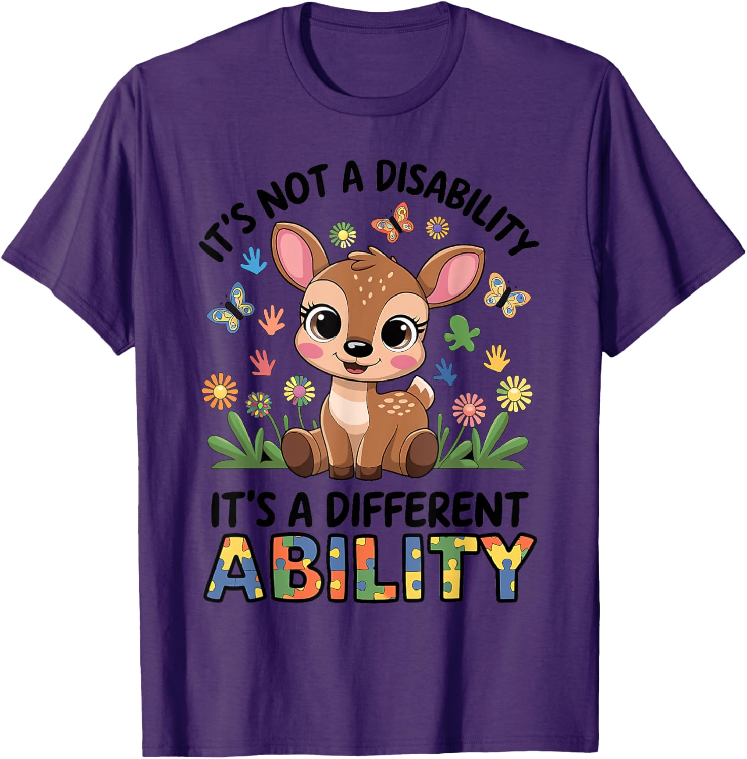 Autism Awareness T-Shirt Celebrating Different Abilities in Style - 1