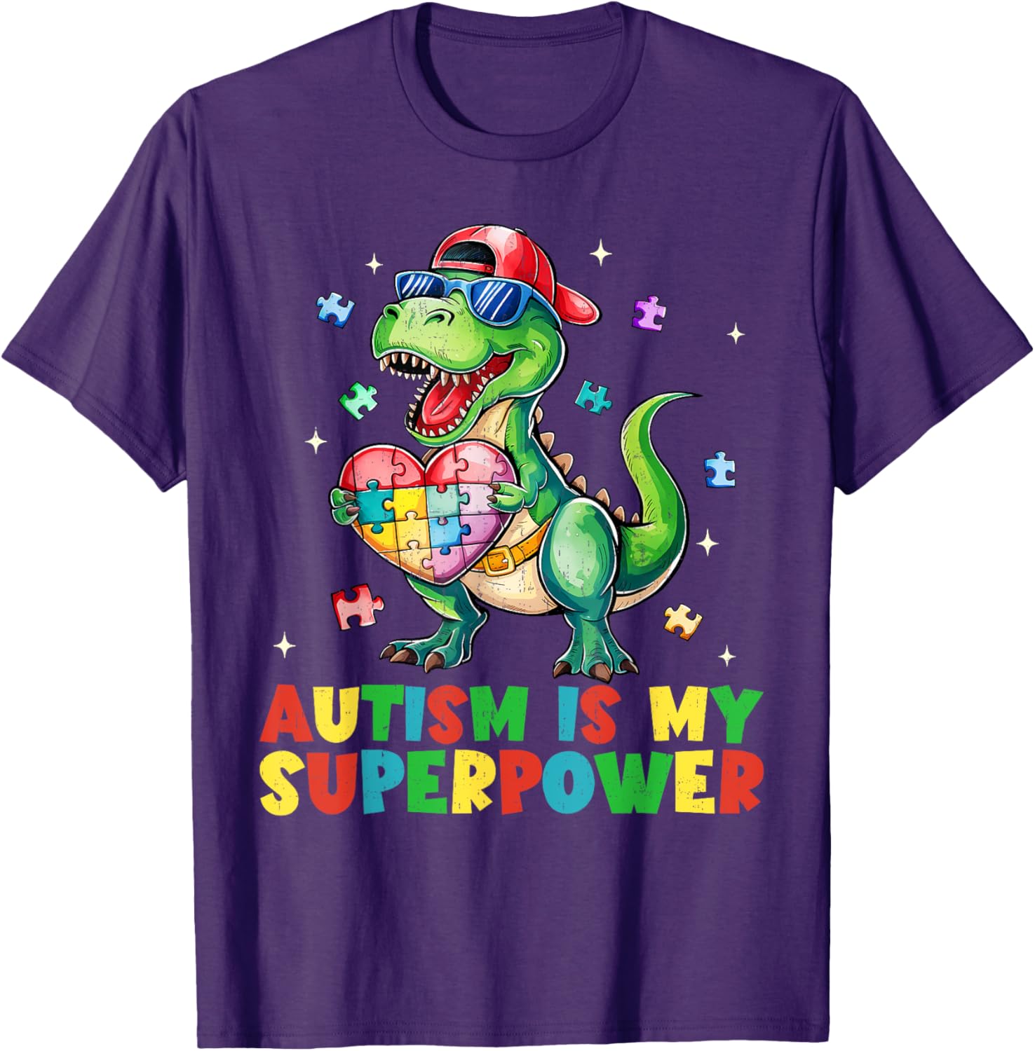 Funny Autism Awareness T-Shirt for Boys - Autism Is My Superpower - 12