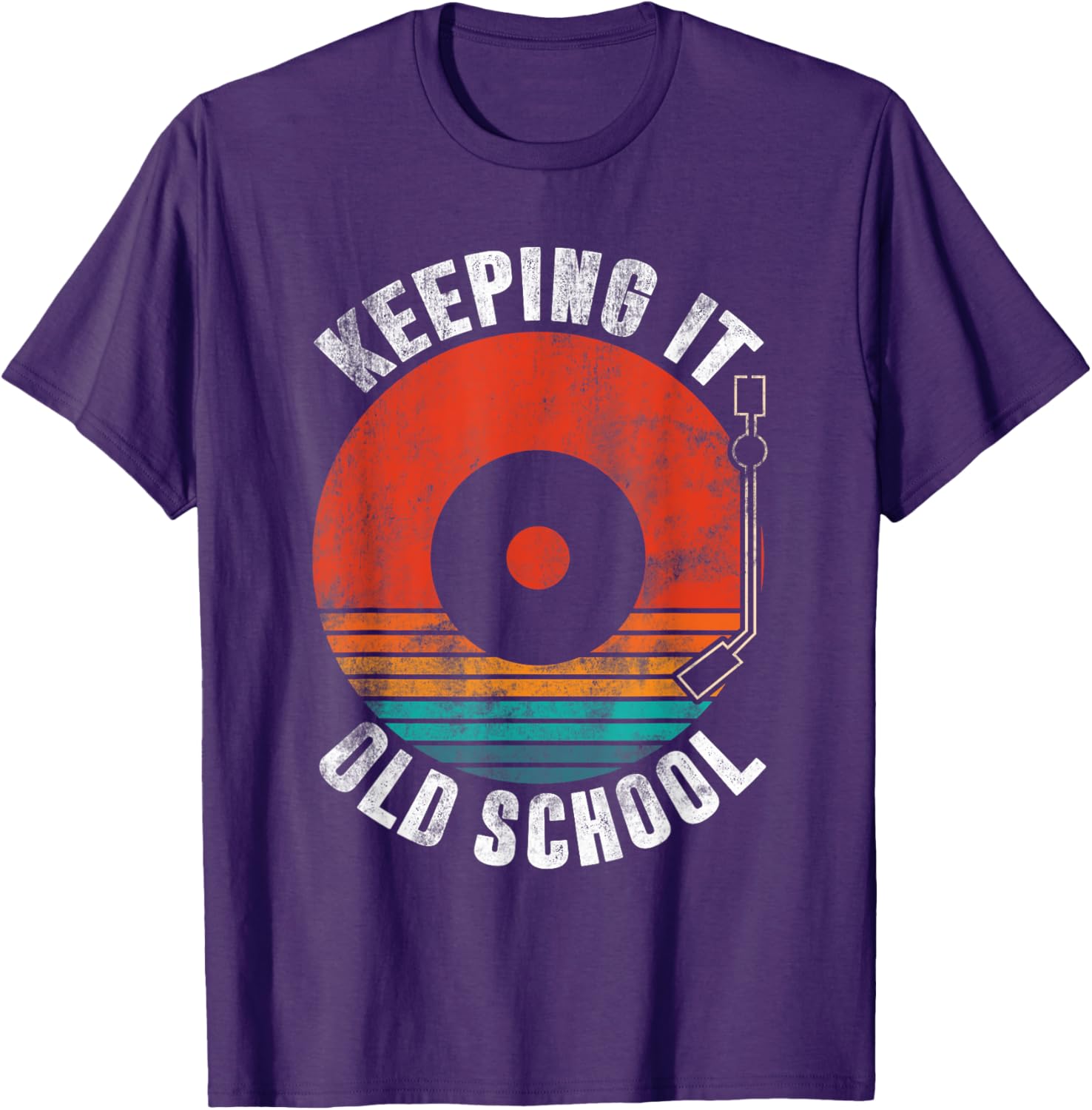Retro Vinyl Record Player T-Shirt | Keeping It Old School Style - 19