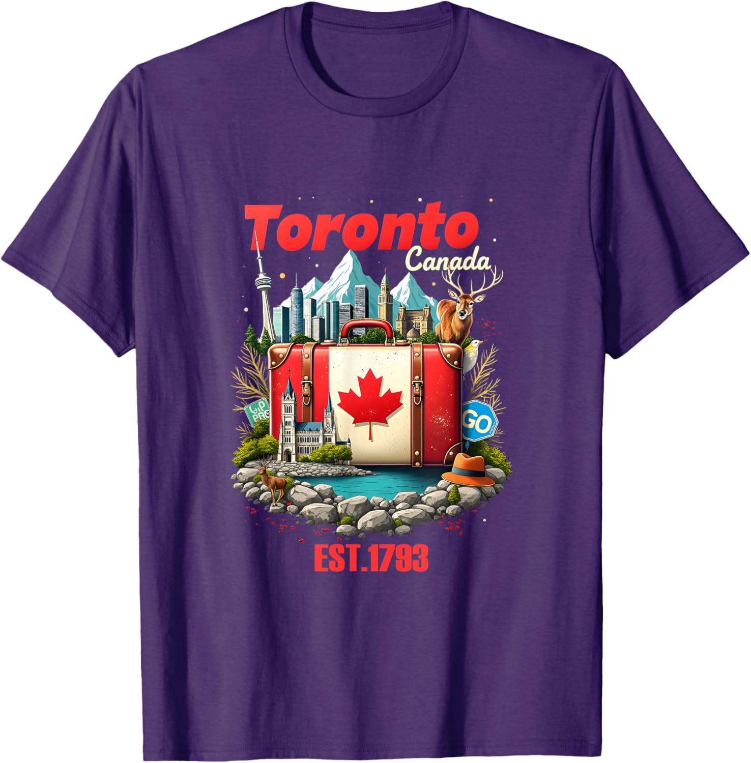 Toronto Skyline Family Vacation T-Shirt for Unforgettable Trips - 14