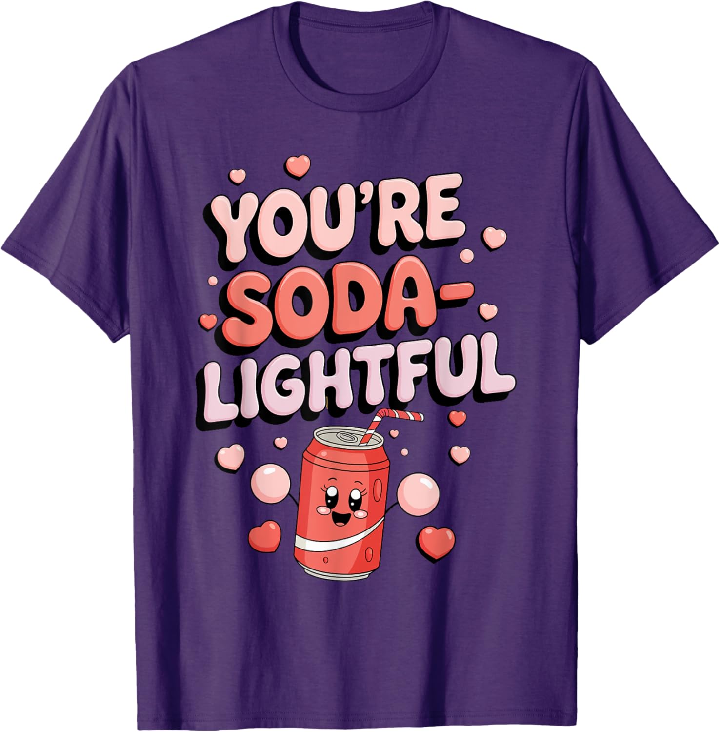 You're Soda-Lightful Valentine's Day T-Shirt for Sweet Celebrations - 5