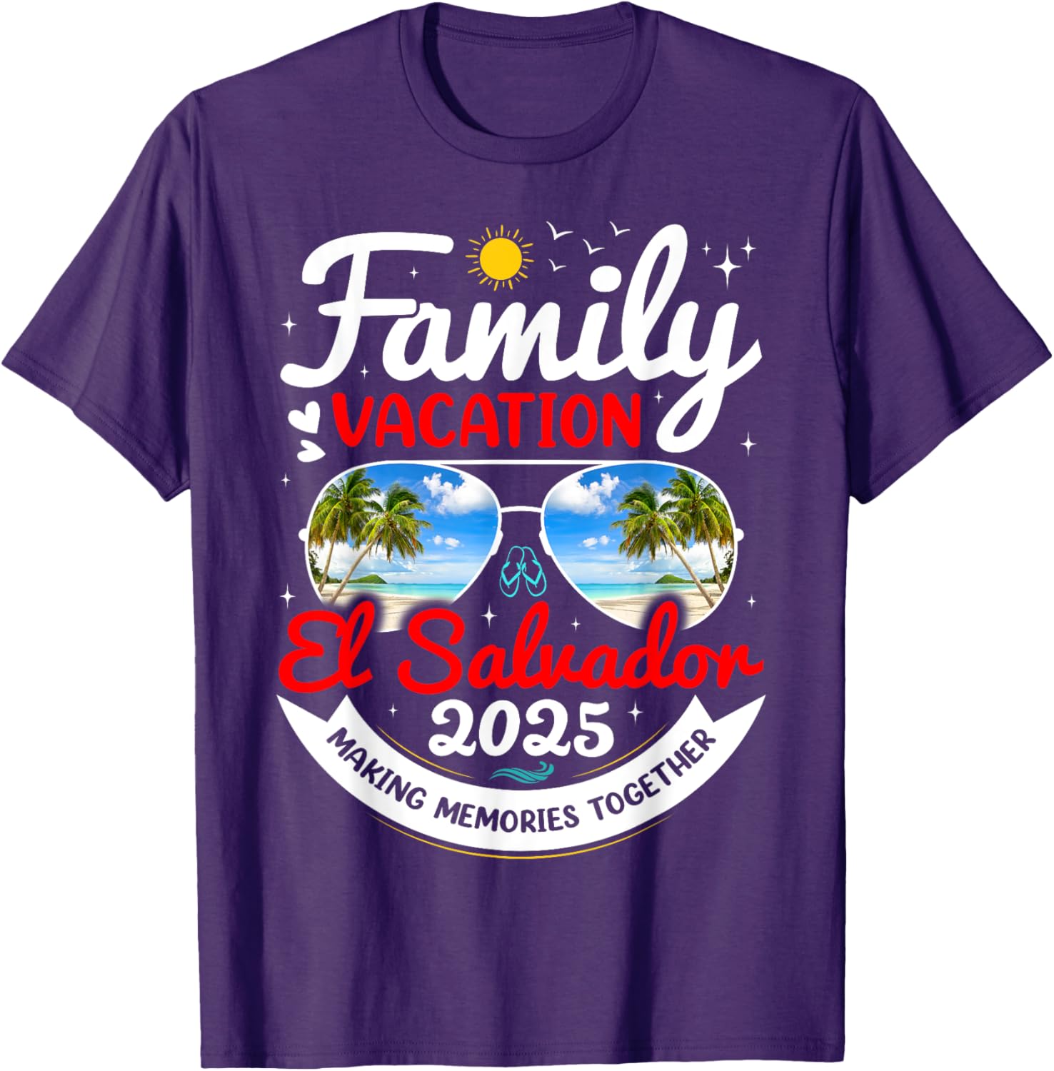 El Salvador Family Vacation 2025 Beach Group T-Shirt for Fun Adventures - 16