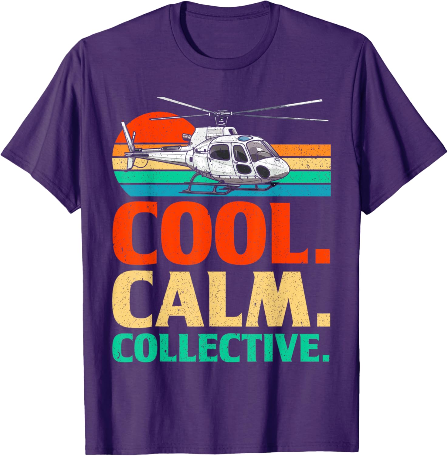 Vintage Helicopter Pilot T-Shirt for Aviation Enthusiasts - Calm Collective - 6