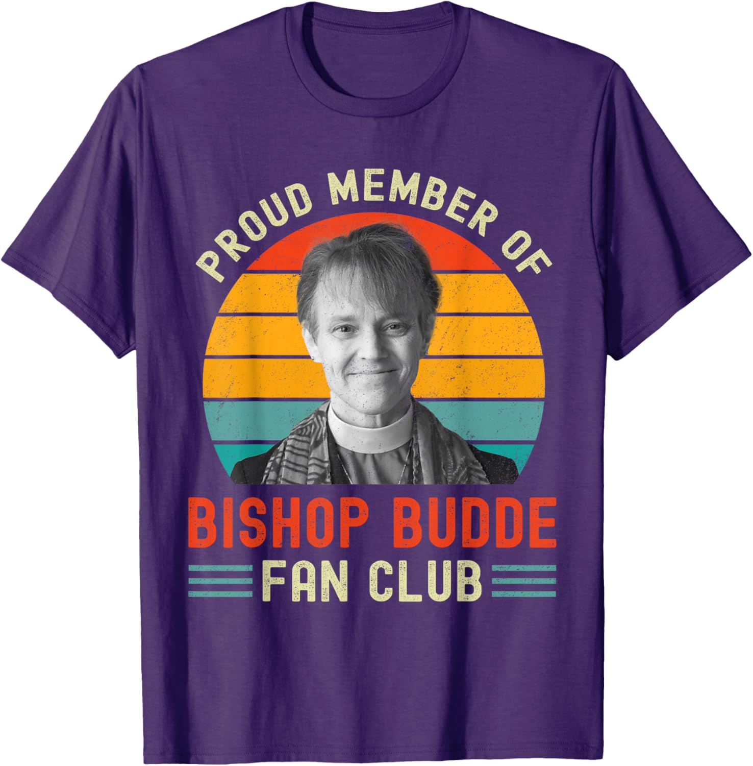 Proud Member of Bishop Budde Fan Club Vintage US Flag T-Shirt - 6