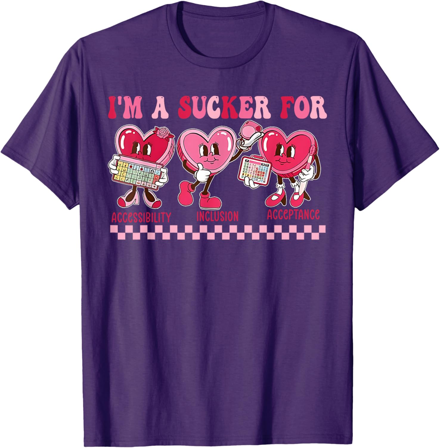 Funny I'm a Sucker for My Patients SLP Valentine T-Shirt for Speech Therapists - 18
