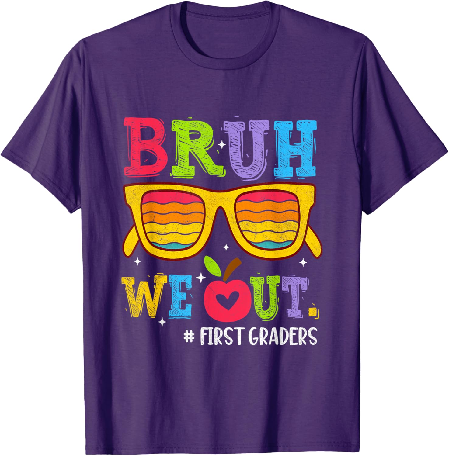 Bruh We Out First Graders Graduation T-Shirt Perfect for 1st Grade Celebrate - 14
