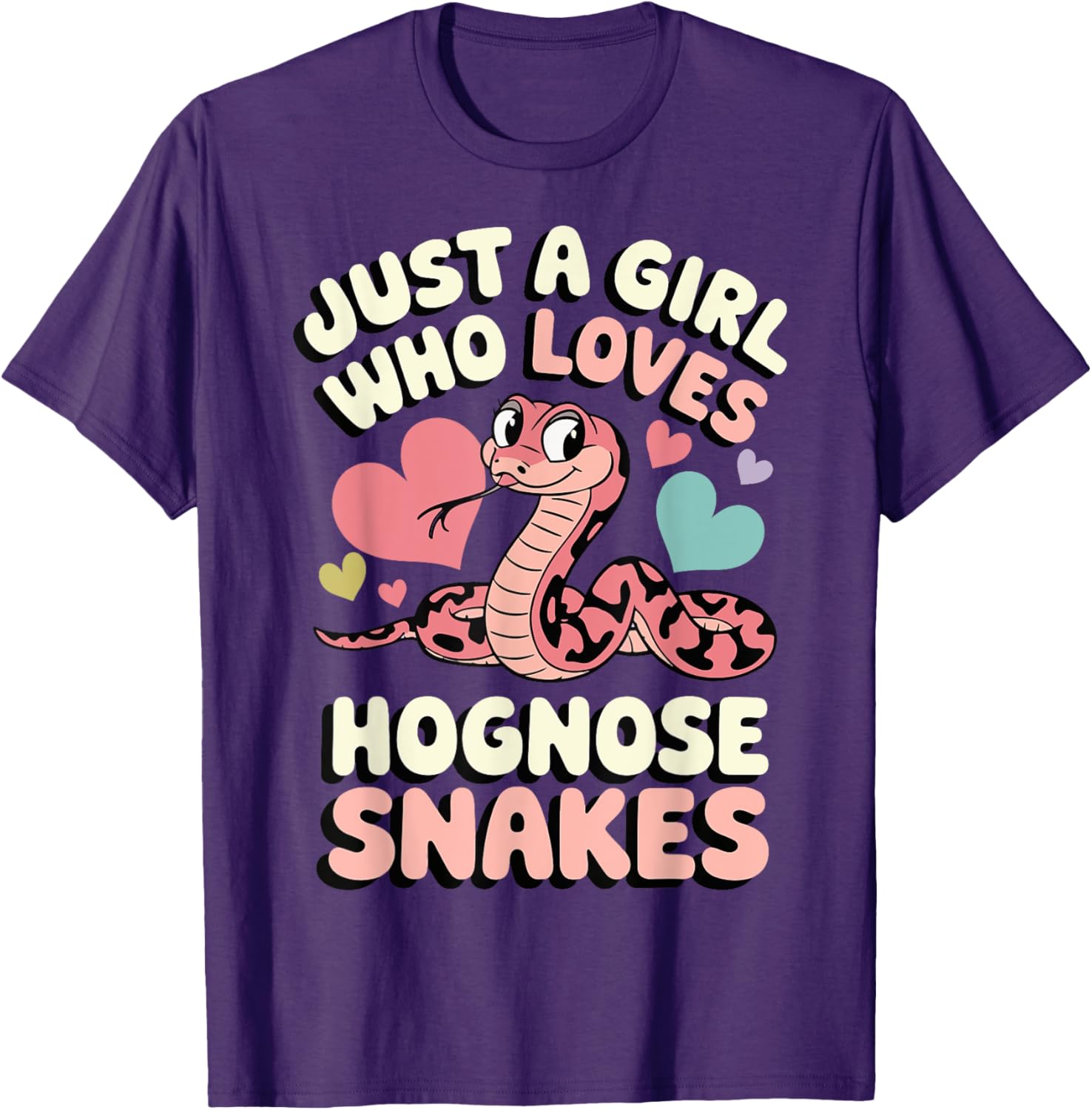Just A Girl Who Loves Hognose Snakes Fun T-Shirt for Snake Enthusiasts - 20