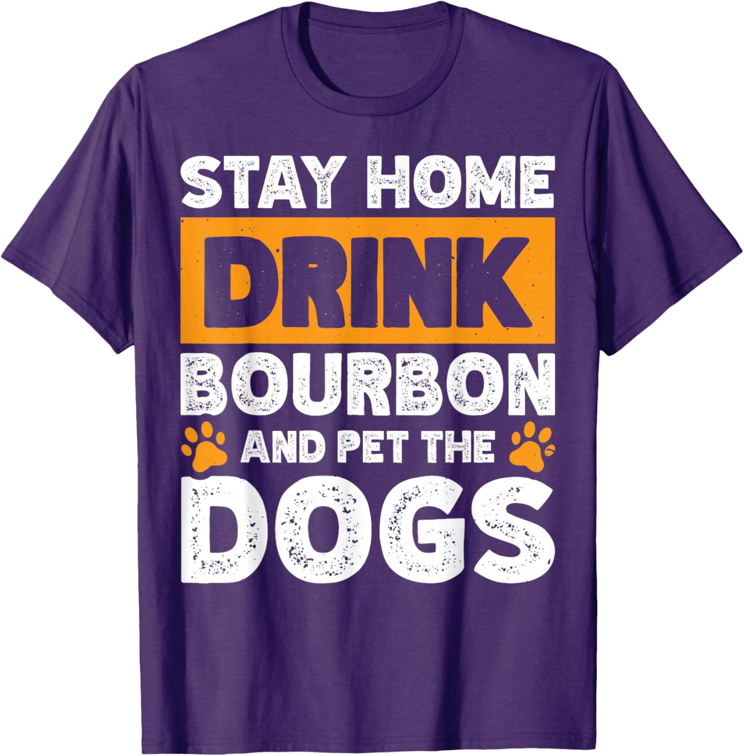 Fun Bourbon Lover T-Shirt for Dog Enthusiasts Stay Home Comfortable Wear - 10