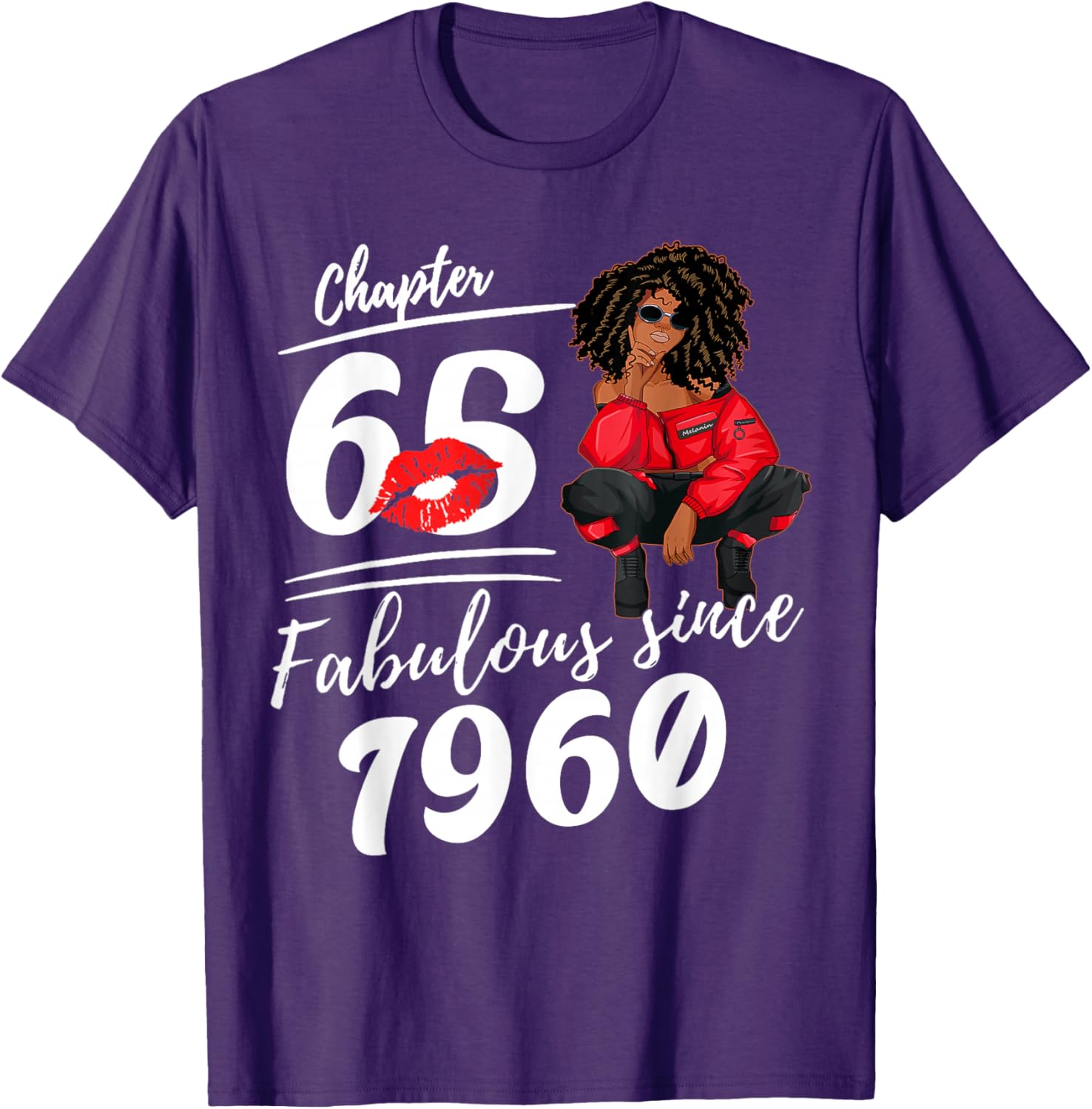 Fabulous Since 1960 65th Birthday Queen T-Shirt for Women - 14