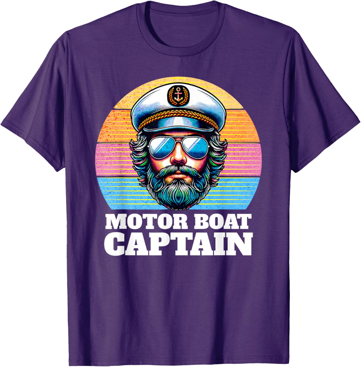 Funny Motor Boat Captain T-Shirt for Men and Women, Nautical Humor Apparel - 12