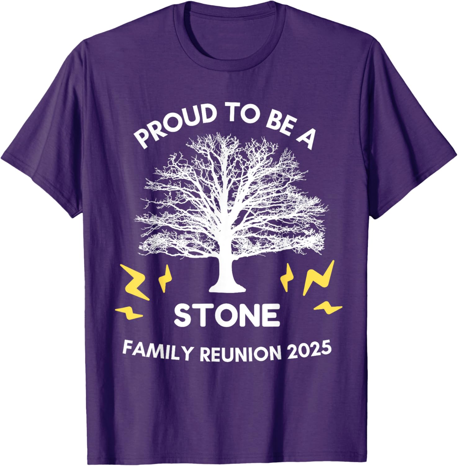 2025 Stone Family Reunion T-Shirt Family Tree Matching Design - 1