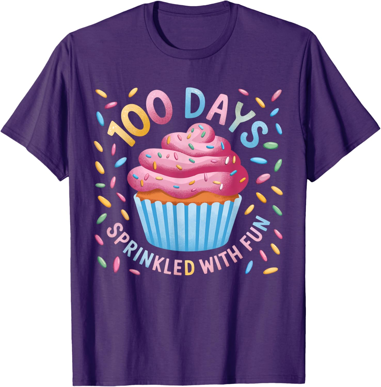 100 Days of Fun 100th Day of School Teacher T-Shirt for Girls - 10
