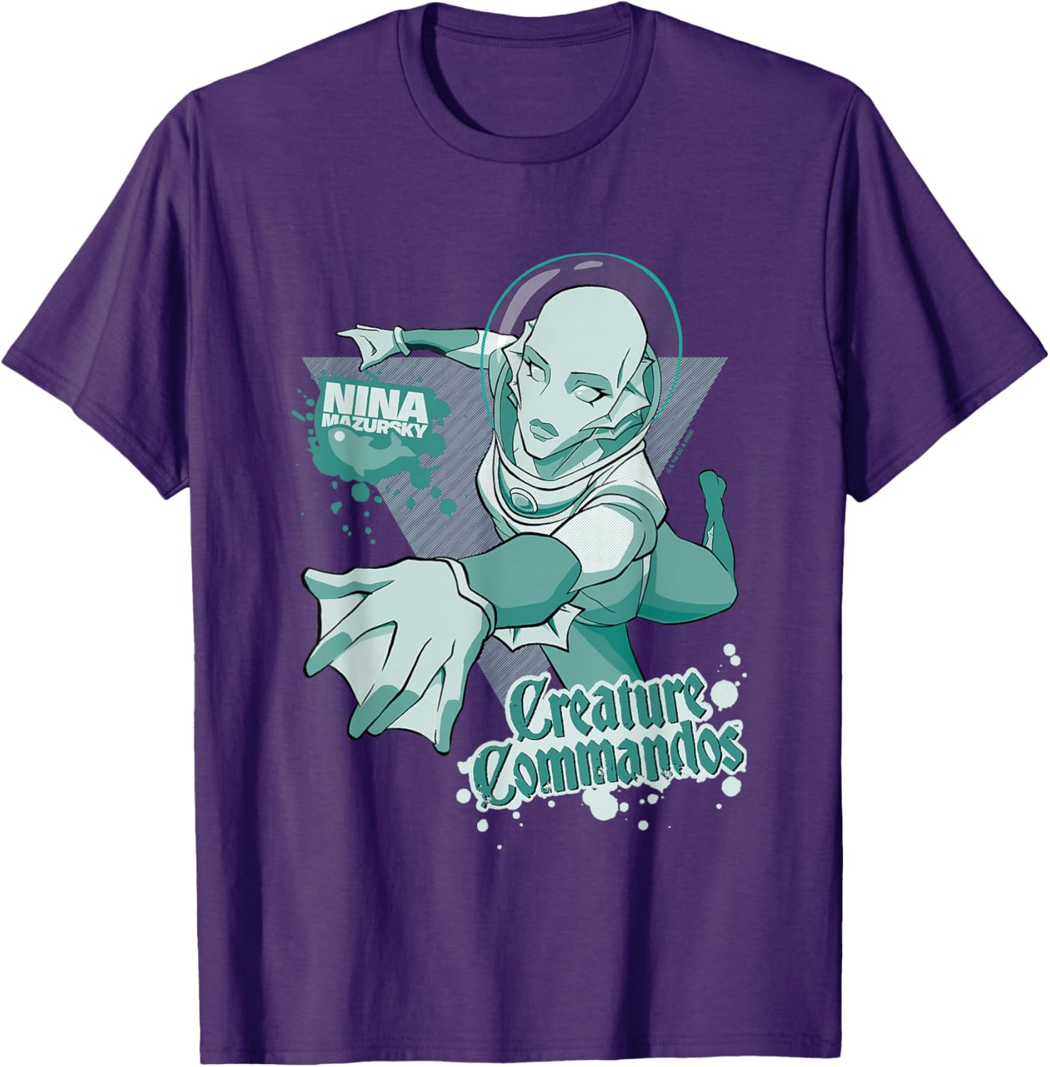 Nina Mazursky Creature Commandos Poster T-Shirt for Fans and Collectors - 1