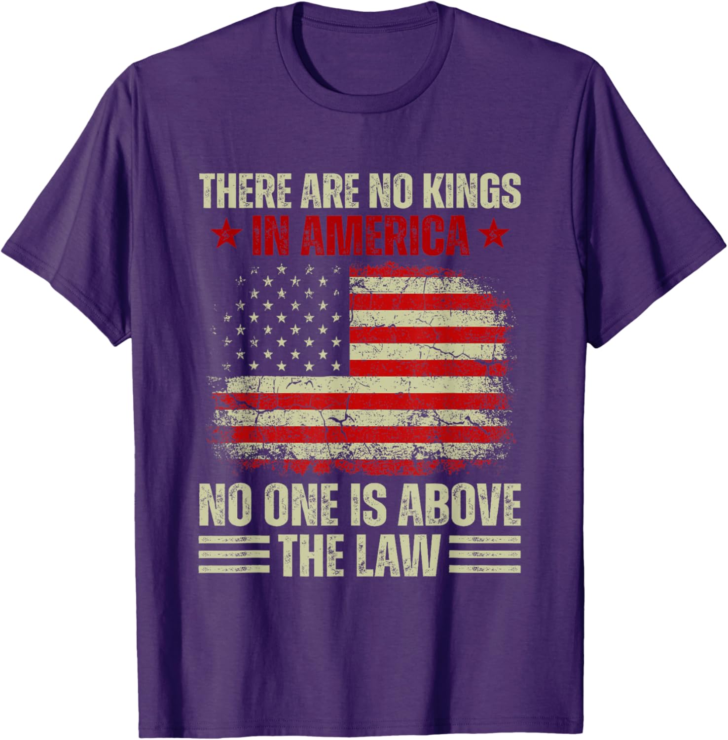 No Kings In America T-Shirt – Law and Justice Graphic Tee for Everyone - 8