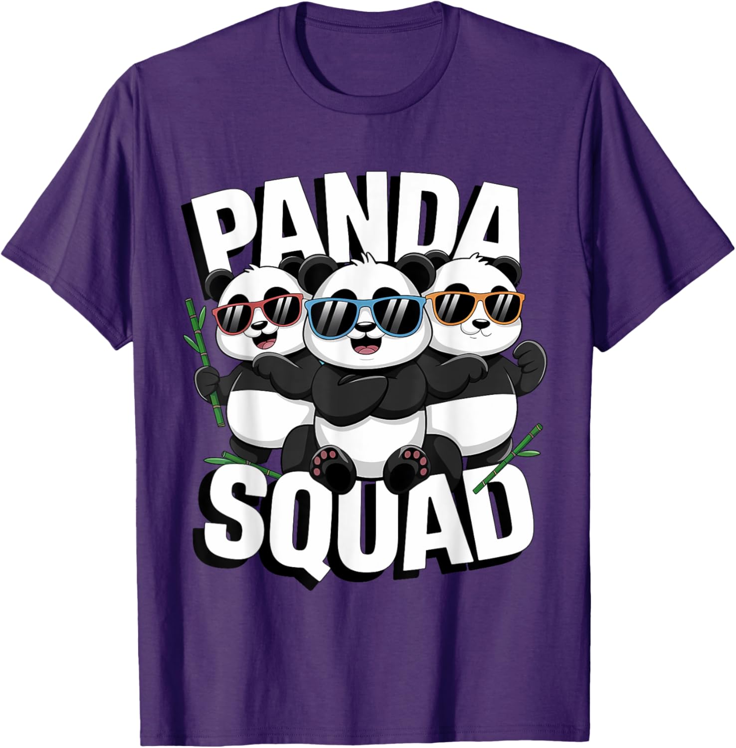 Panda Squad Family Matching T-Shirt for National Panda Day Fun - 25