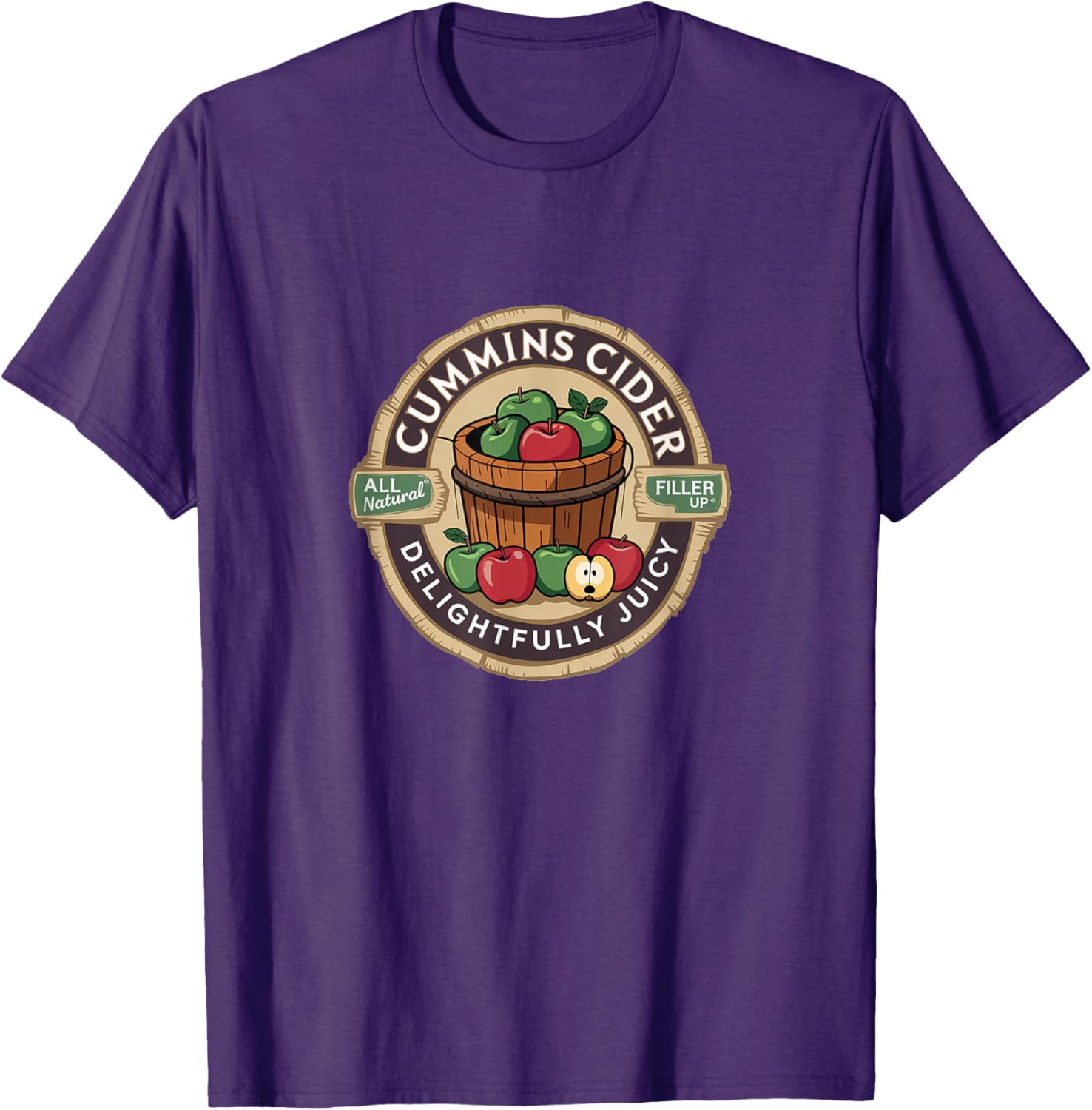 Vintage Cummins Cider Funny Meme T-Shirt for Fun and Casual Style - 16