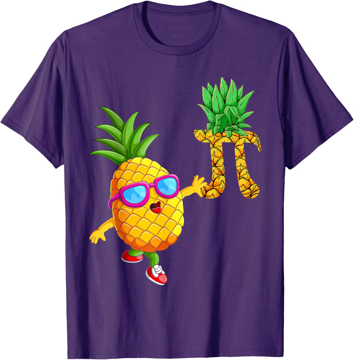 Pineapple Pi Day T-Shirt for Math Lovers and Foodies Fun Design - 9