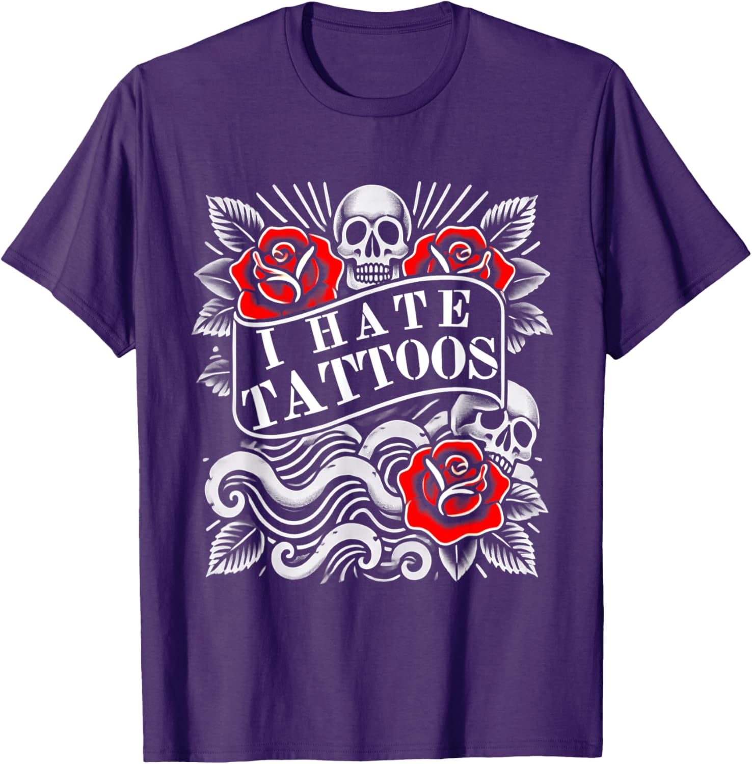 I Hate Tattoos T-Shirt for Tattoo Lovers and Artists – Unique Inked Graphic - 19
