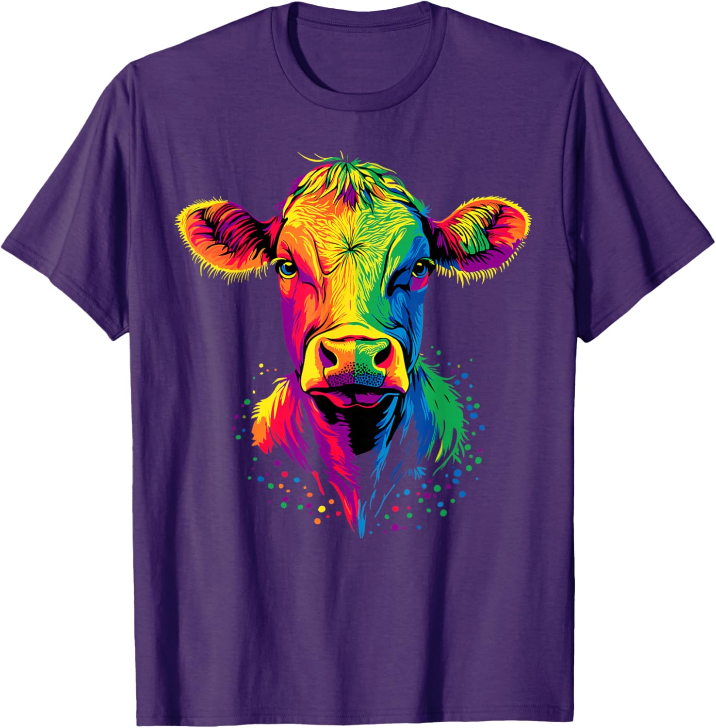 Cute Cow T-Shirt for Vegan Farmers Ideal for Cattle Lovers and Kids - 1