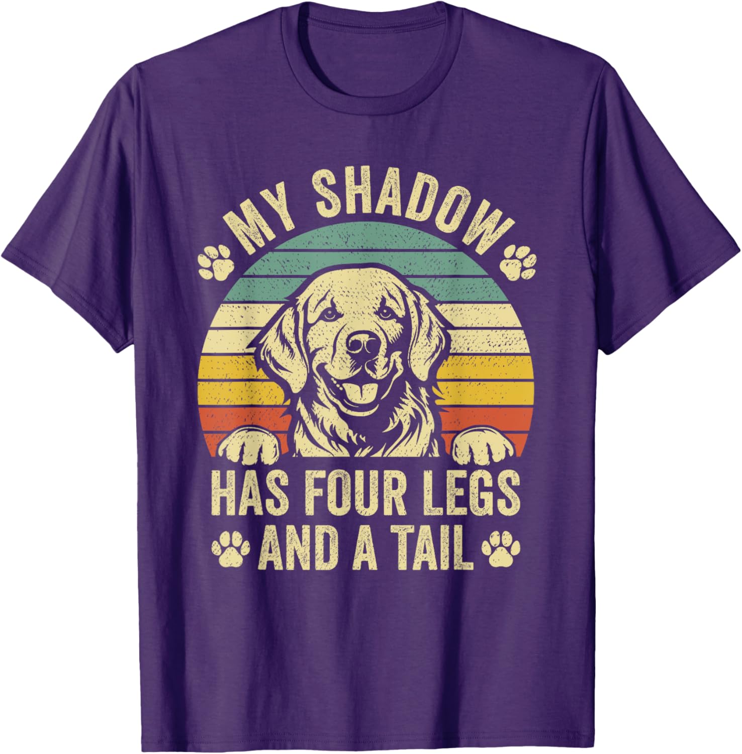 Cute My Shadow Has Four Legs And A Tail T-Shirt for Dog Lovers - 6
