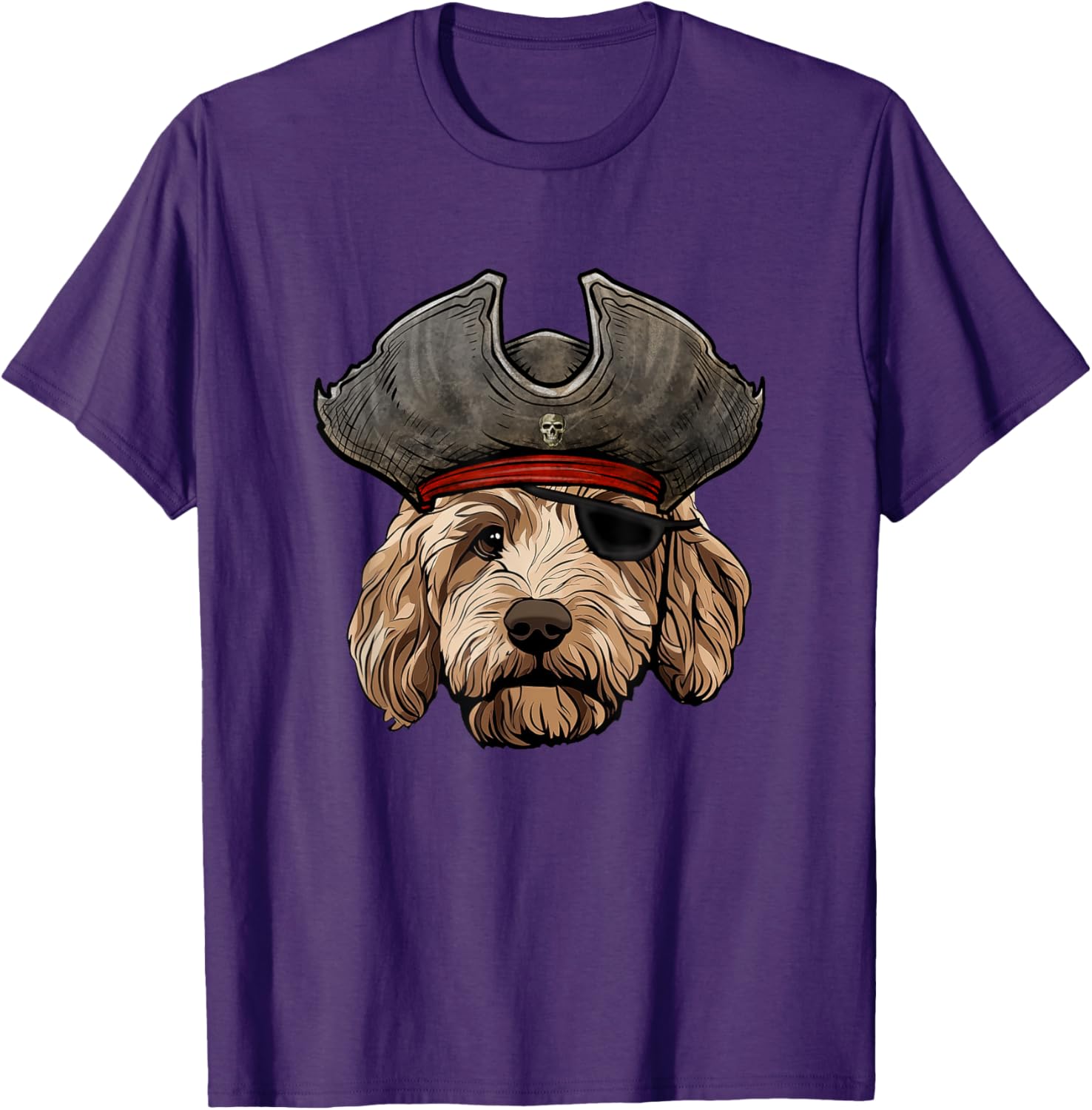 Funny Pirate Goldendoodle Dog T-Shirt for Pet Lovers and Pirates - 10