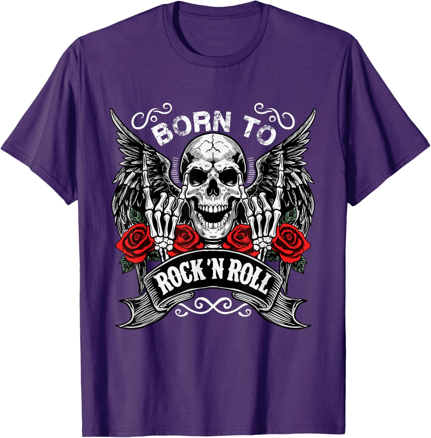 Born To Rock Vintage Rock Concert T-Shirt for Music Lovers - 4