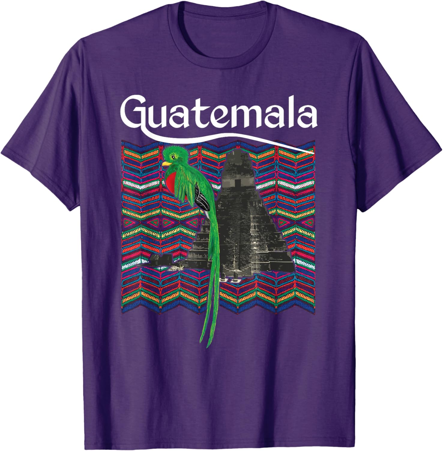 Quetzal Guatemala Traditional Maya T-Shirt – Chic Chapin Design - 12