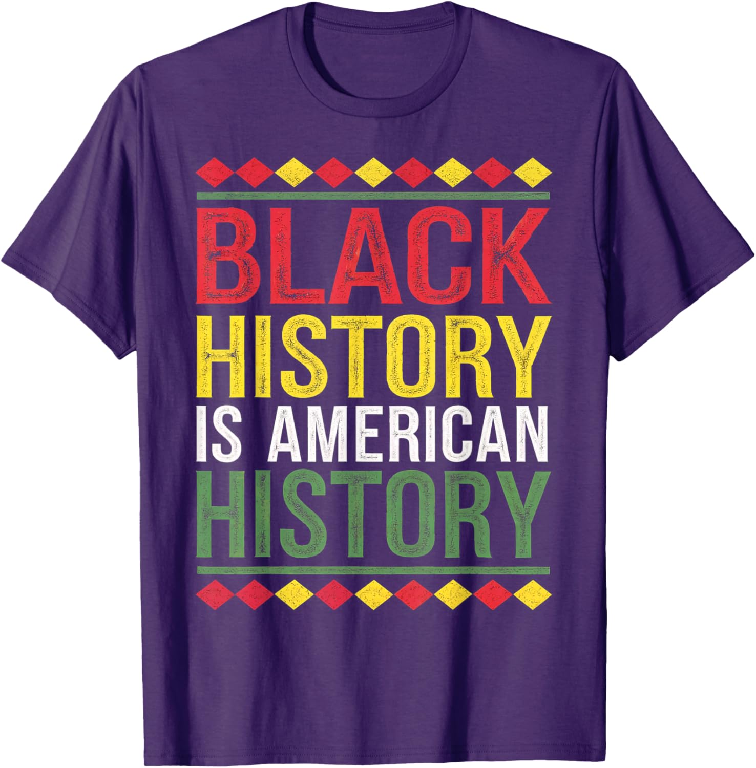 Black History is American History Patriotic African American T-Shirt - 4