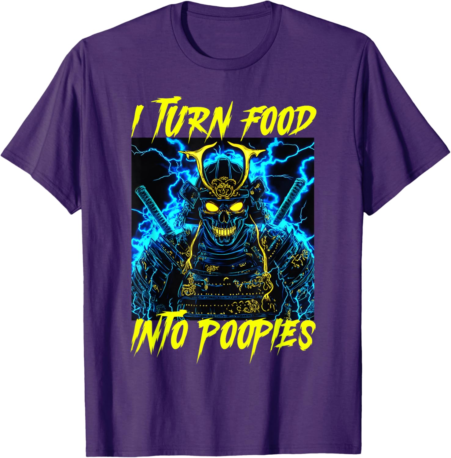 I Turn Food Into Poopies Fun T-Shirt for Food Lovers and Jokesters - 7