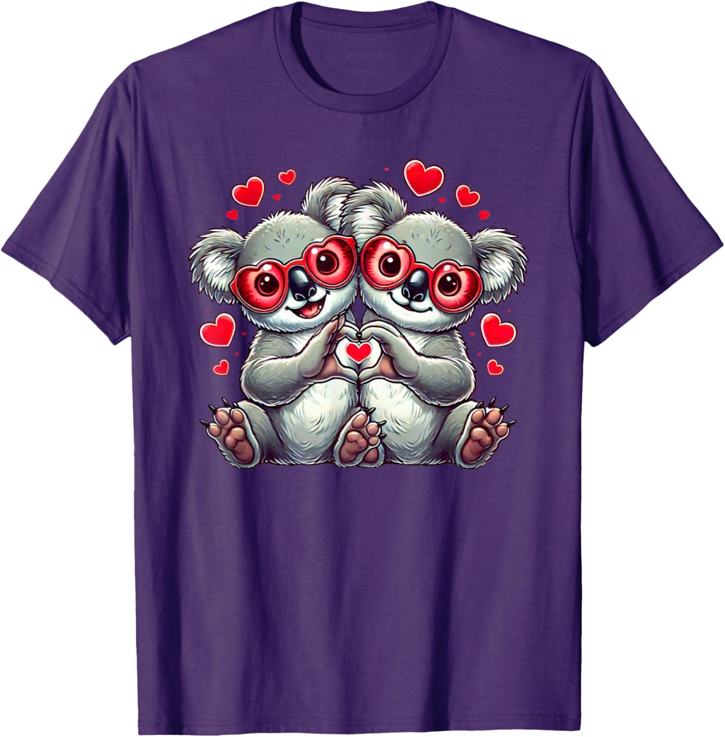 Funny Koala Heart Sign T-Shirt for Everyone - Perfect Valentine Gift! - 12