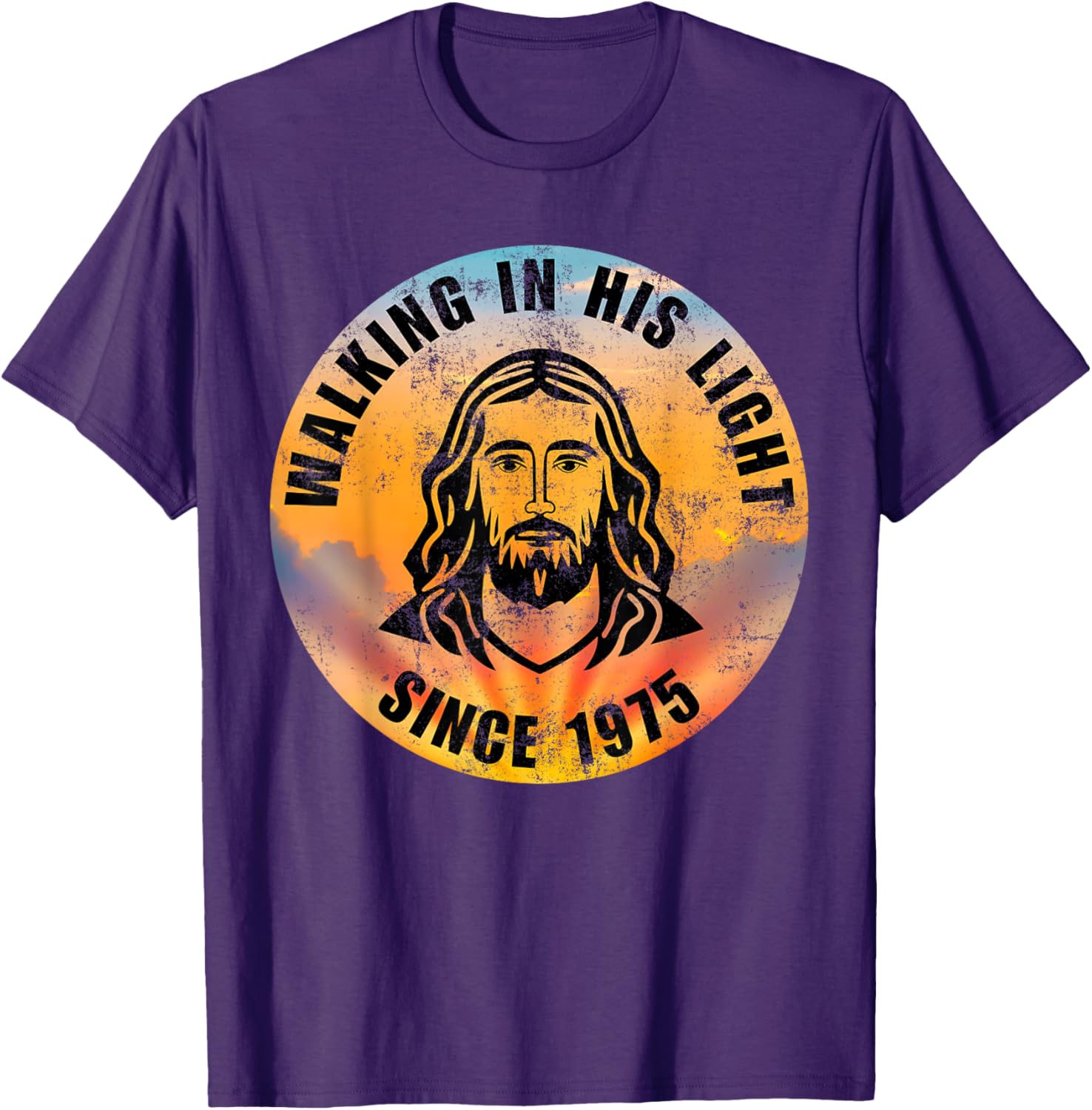 Walking In His Light Since 1975 Inspirational Christian T-Shirt - 11