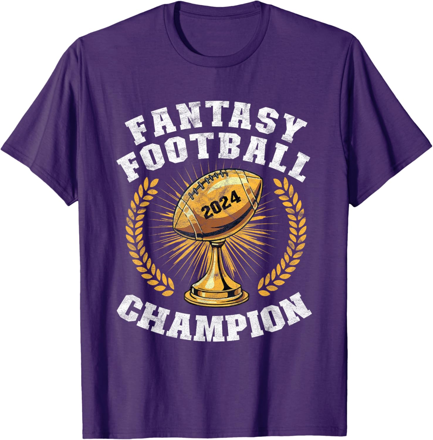 Fantasy Football Champion T-Shirt 2024 for Men and Boys Gift - 20