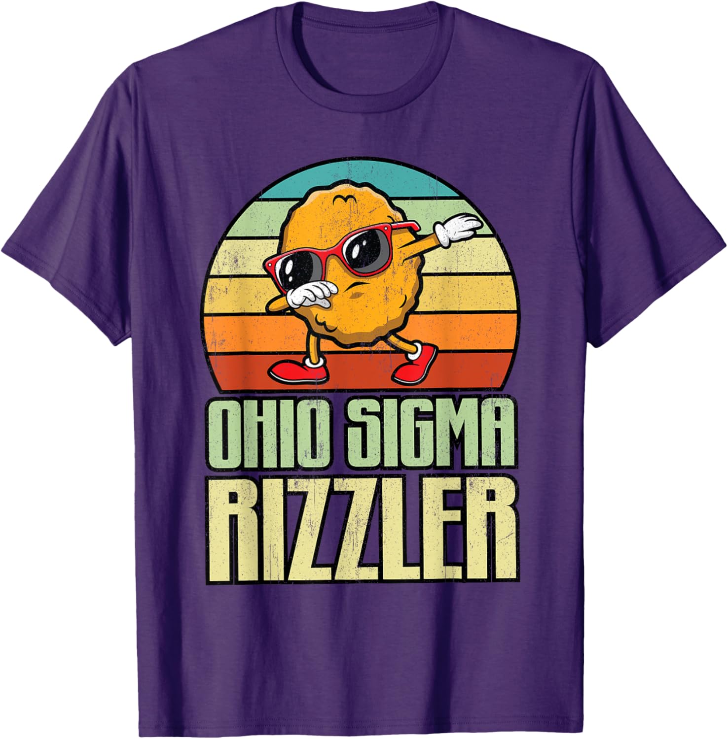 Ohio Sigma Rizzler Funny Chicken Nugget Meme T-Shirt for Food Lovers - 15