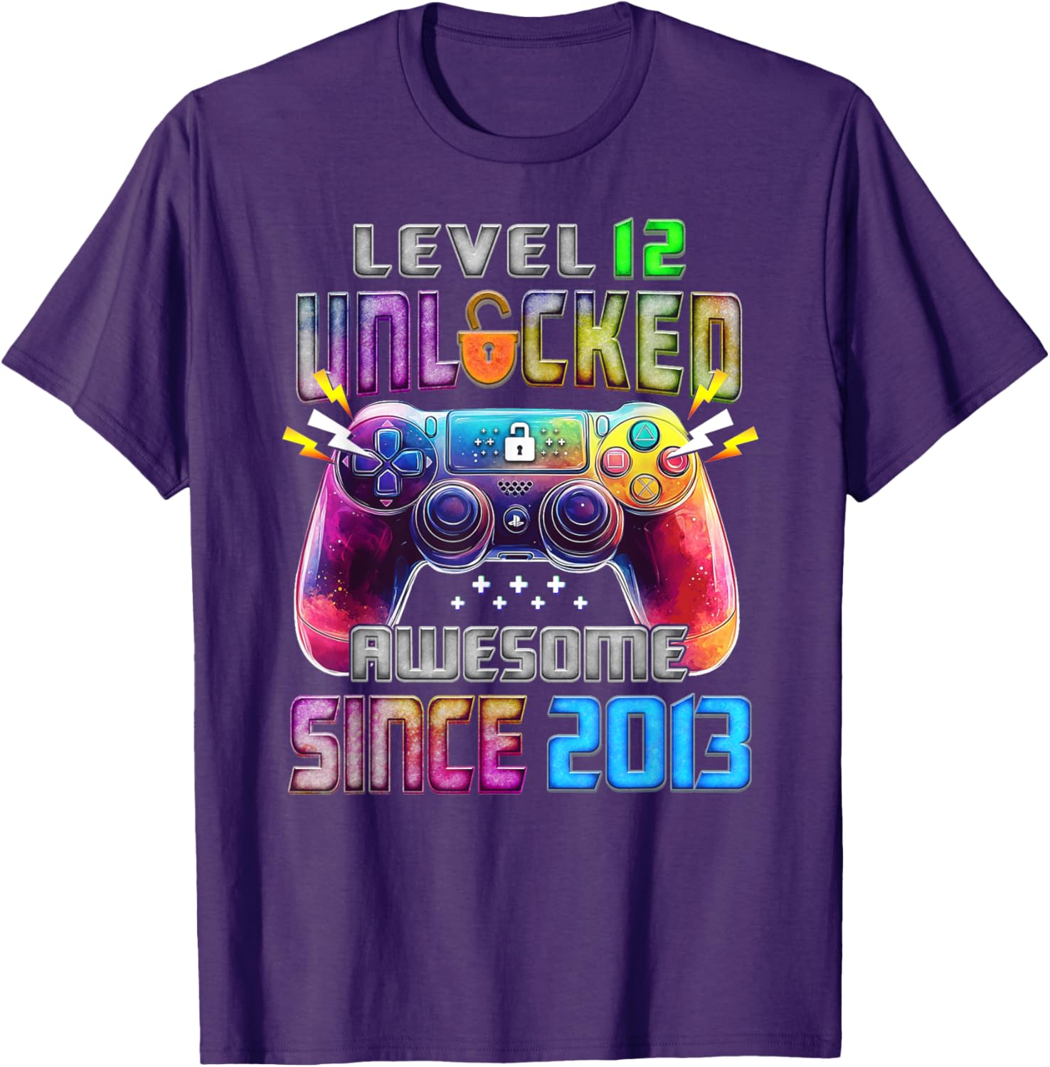Level 12 Awesome 12 Year Old T-Shirt Fun Gift Since 2013 for Kids - 17