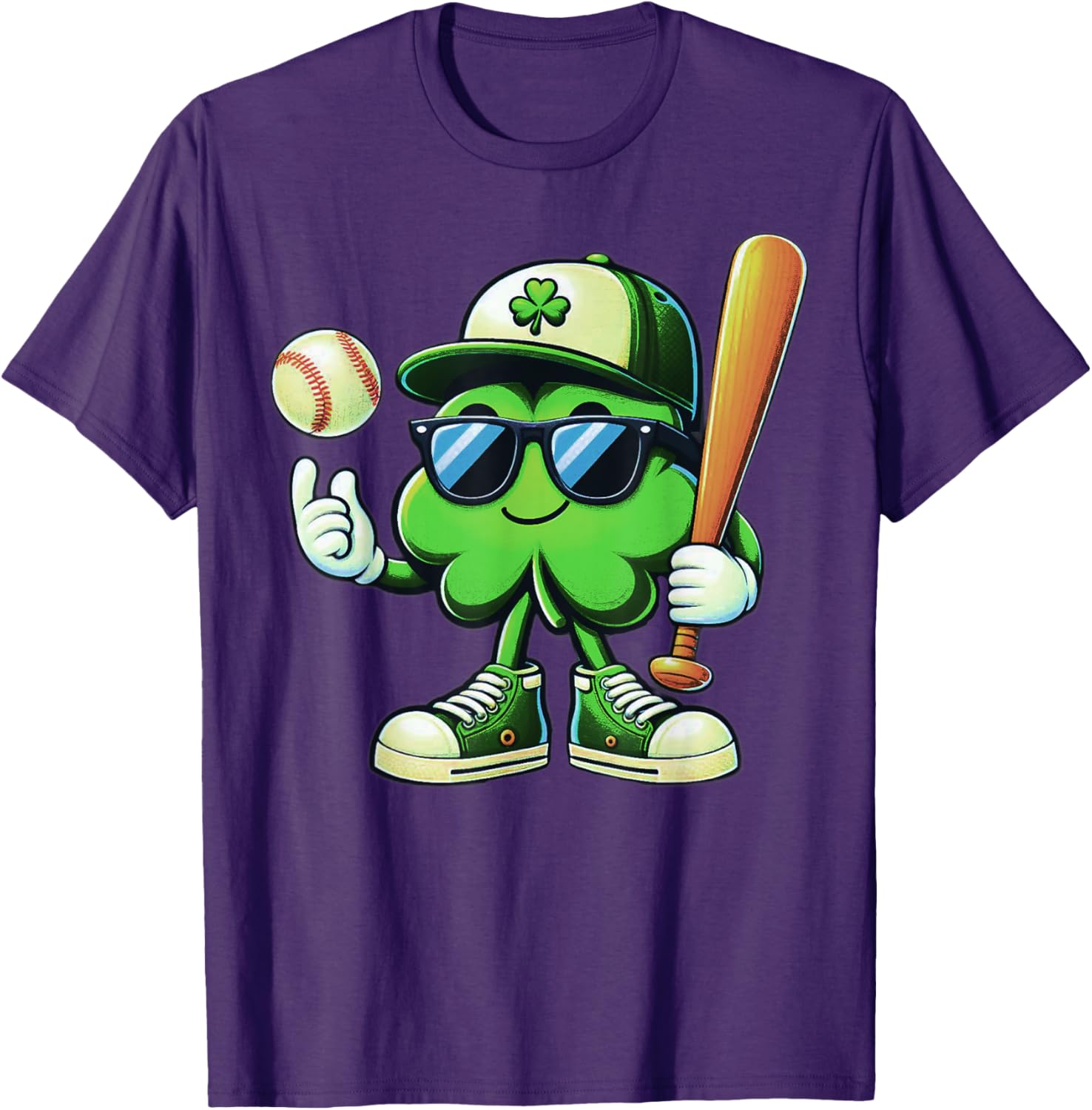 Funny Shamrock Baseball Shirts for Boys Kids St Patricks Day T-Shirt - 14