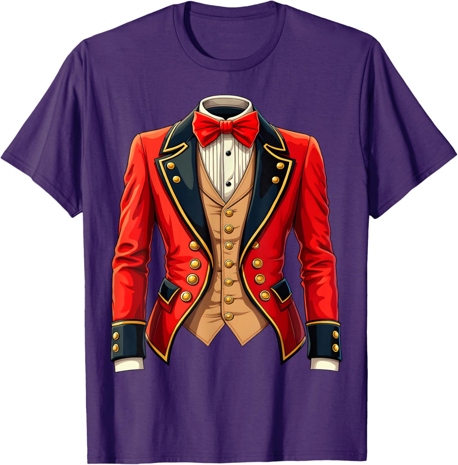 Ringmaster Costume Jacket for Circus Performers - Fun T-Shirt Design - 8