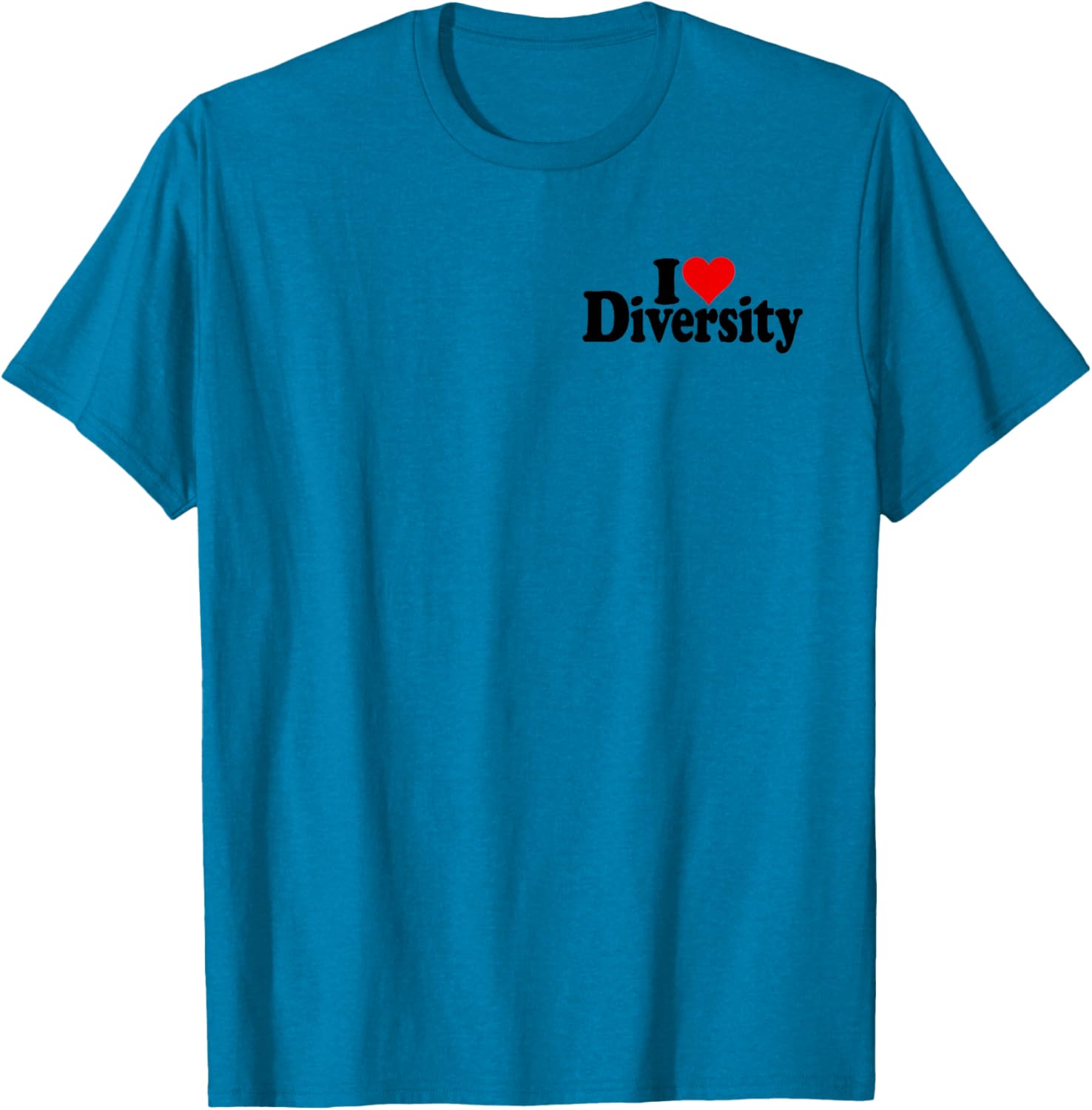I Love Heart Diversity Strength in Diversity T-Shirt for Everyone - 1