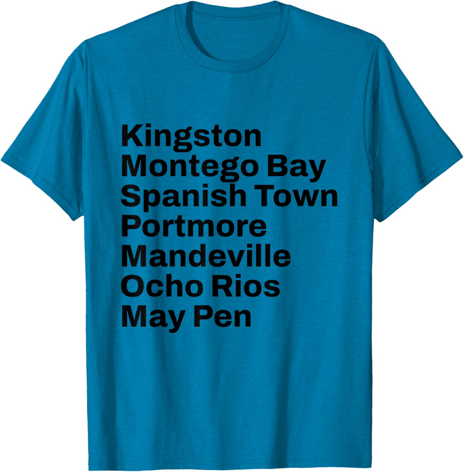 Jamaica Cities and Towns Travel T-Shirt for Adventure Lovers - 11