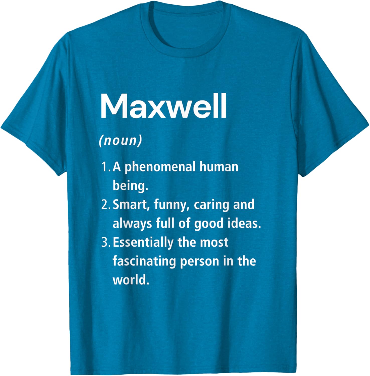 Funny Maxwell Name Definition T-Shirt for Unique Style and Humor - 12