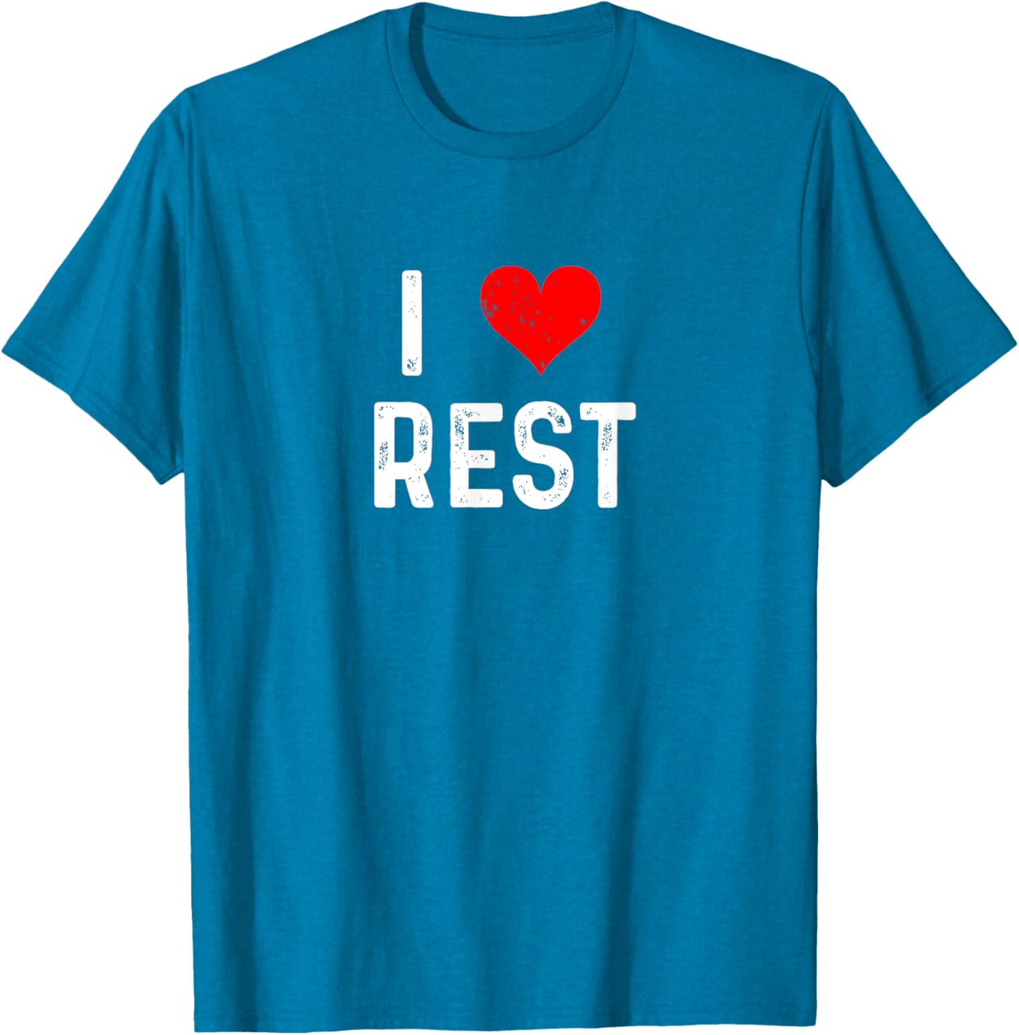 I Love Rest Heart Relaxing Sleep T-Shirt for Comfort Lovers - 3