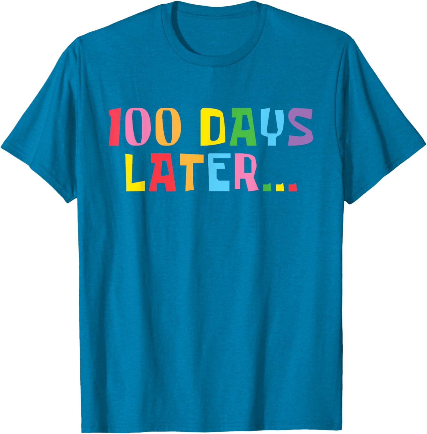 100 Days of School T-Shirt for Kids Boys and Girls Fun 100th Day Design - 5