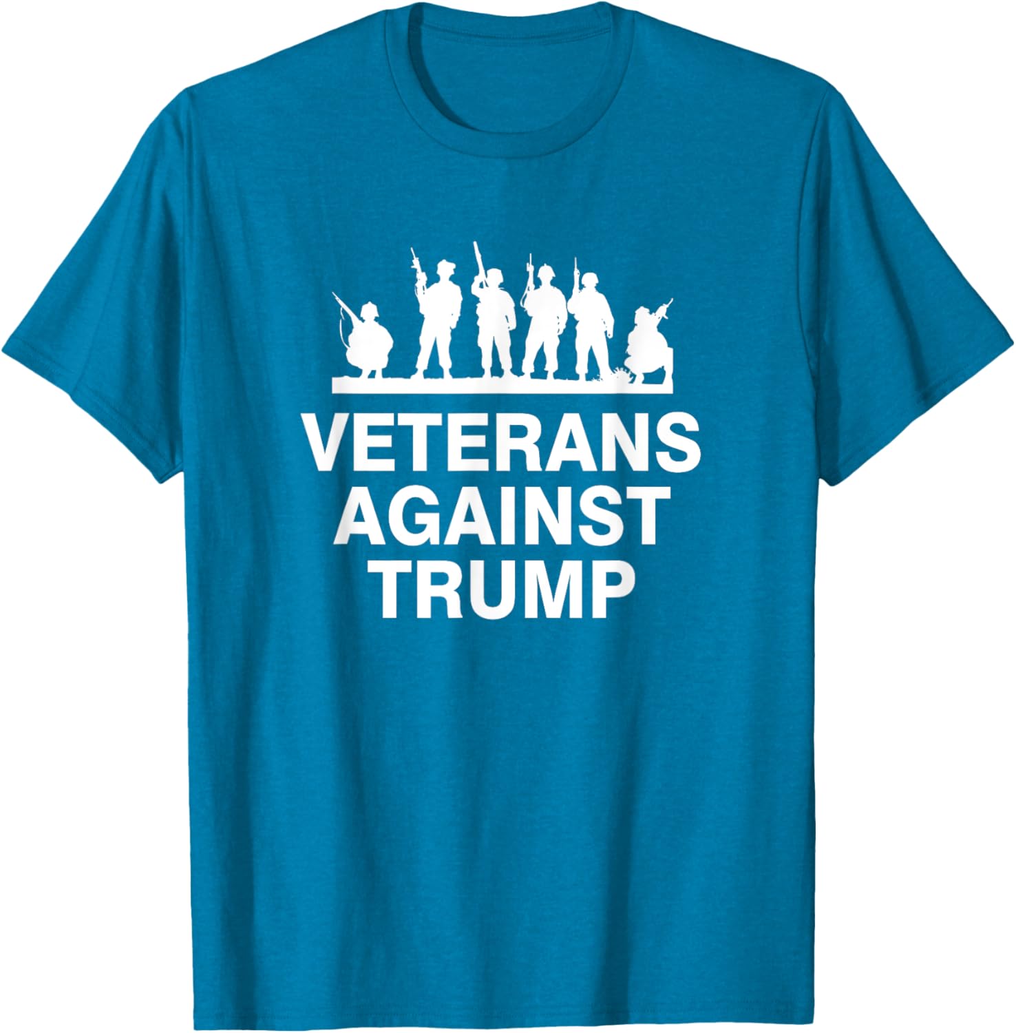 Veterans Against Trump T-Shirt for Supportive Activism and Style - 1