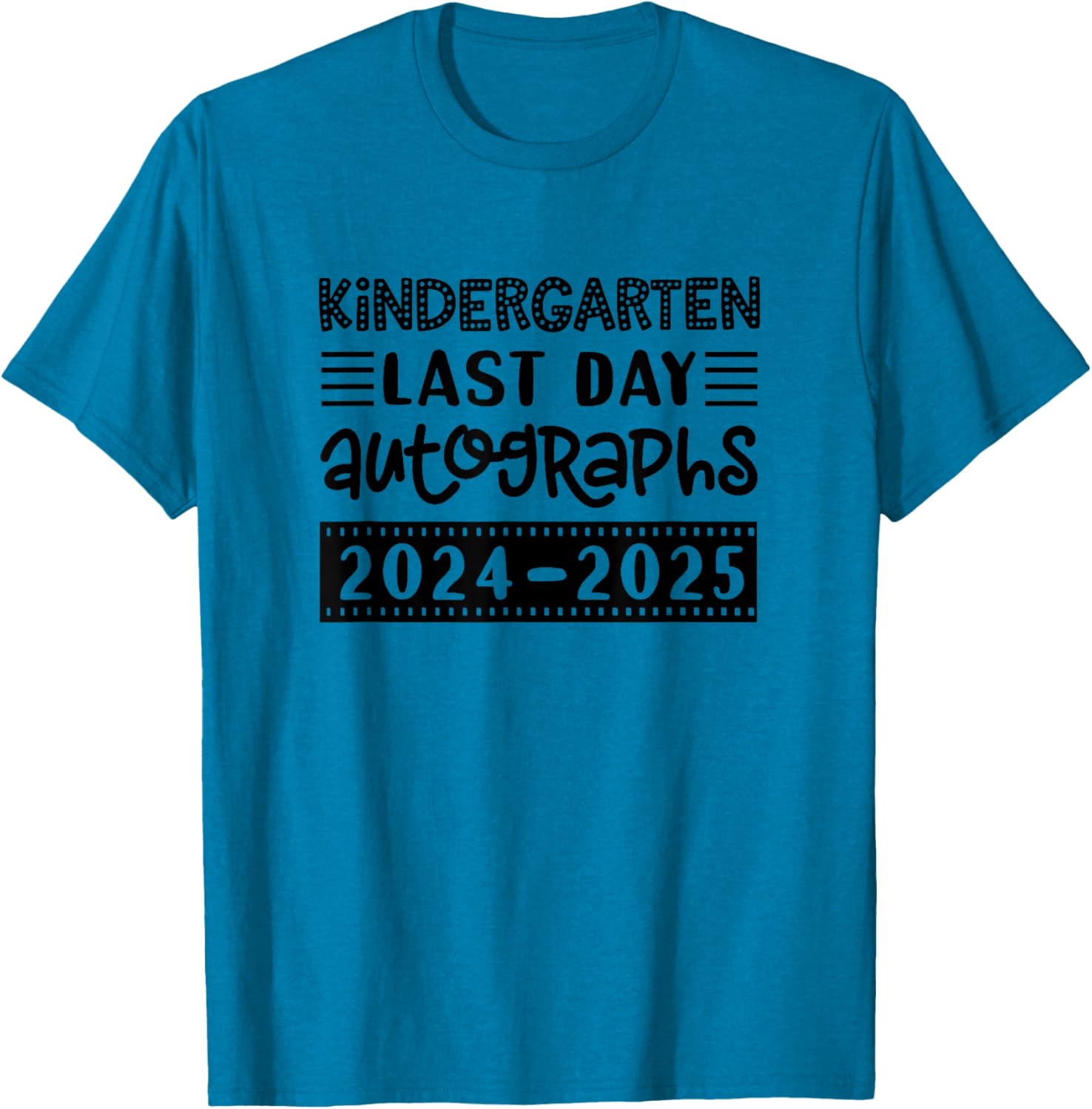 Last Day of School Kindergarten T-Shirt for Kids - Sign My Shirt Fun - 15